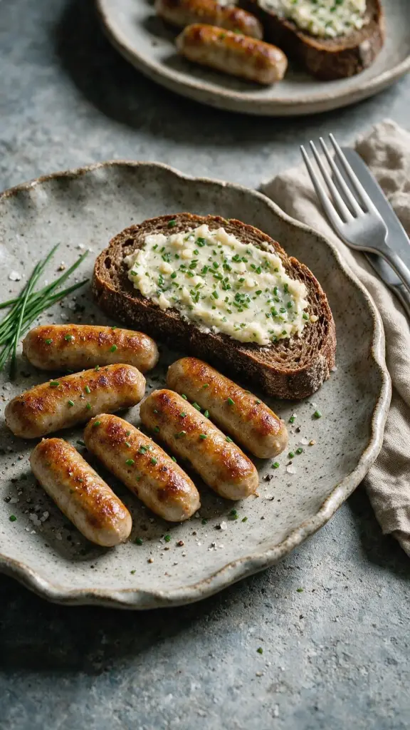 Würstchen aus der Heißluftfritteuse