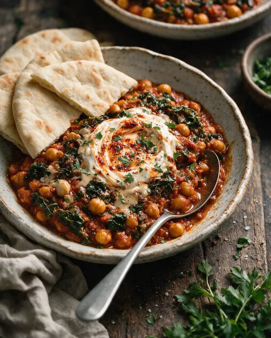 Würziger Kichererbsen-Schmortopf (KI-Illustration)
