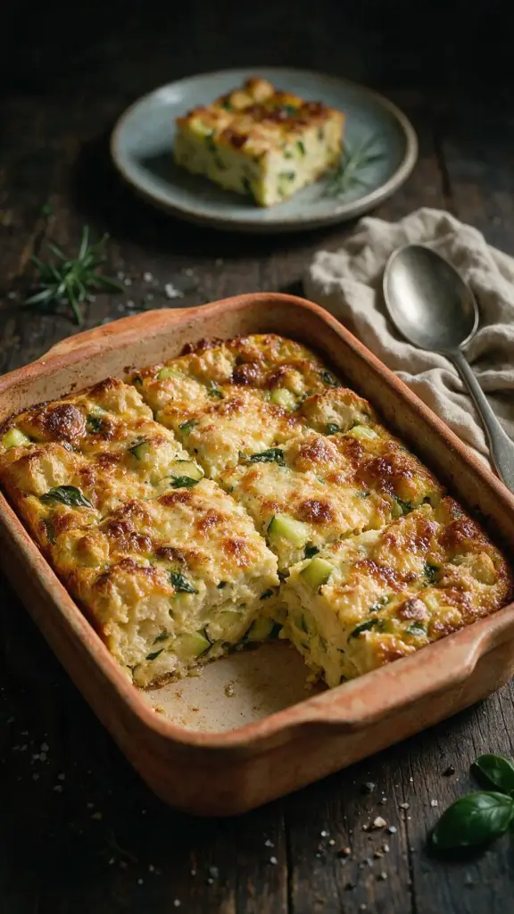 Zucchini-Ciabatta-Frittata