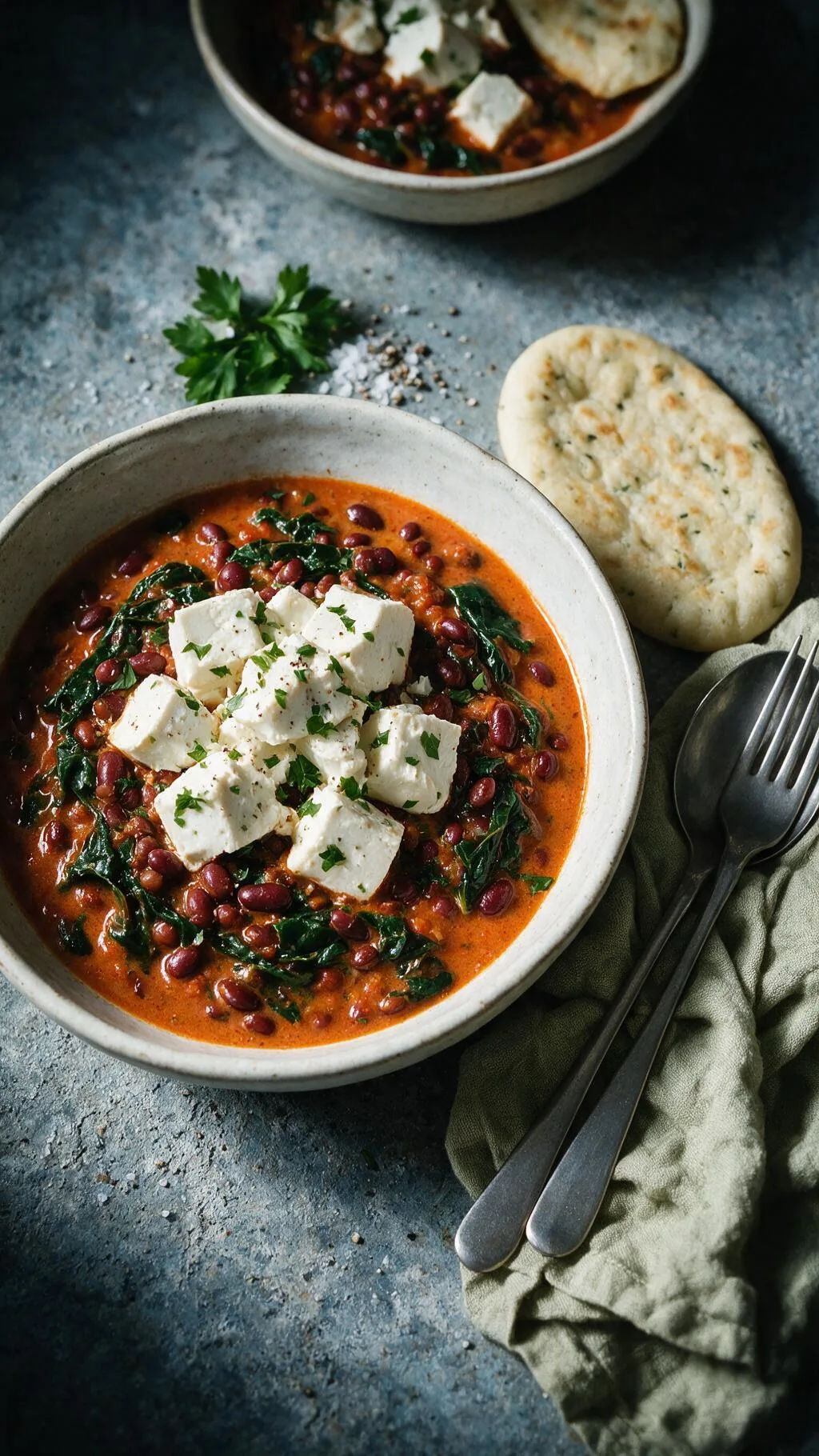 Adzuki-Eintopf mit Paneer