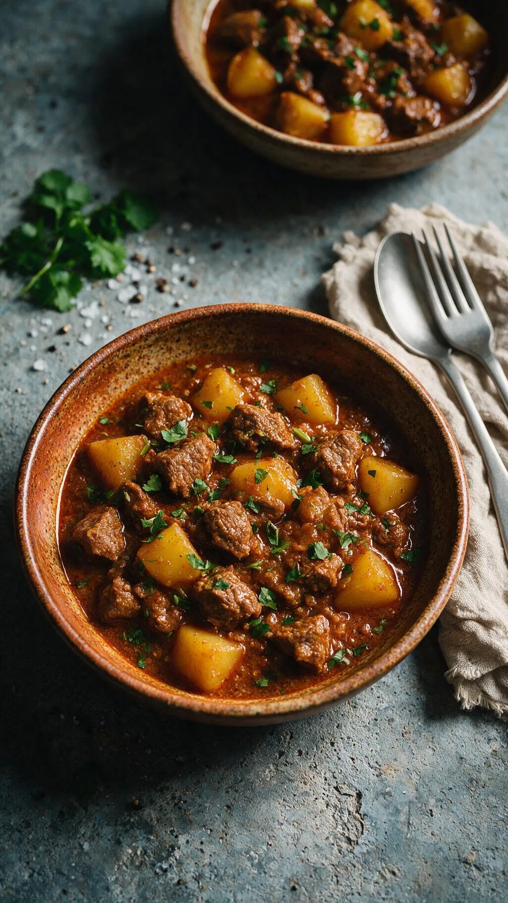 Aloo Gosht, Lamm mit Kartoffeln
