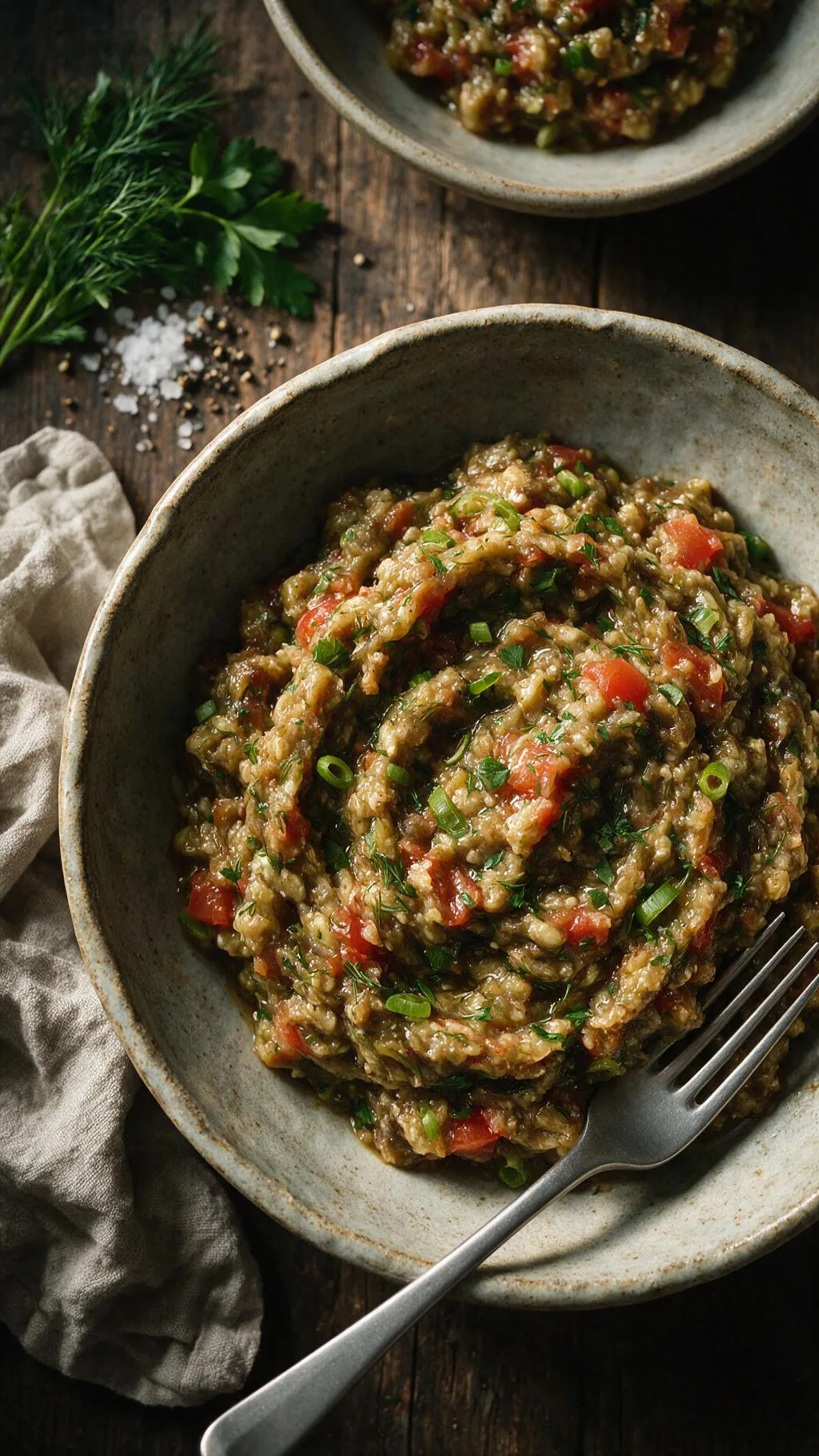 Auberginen-Salat