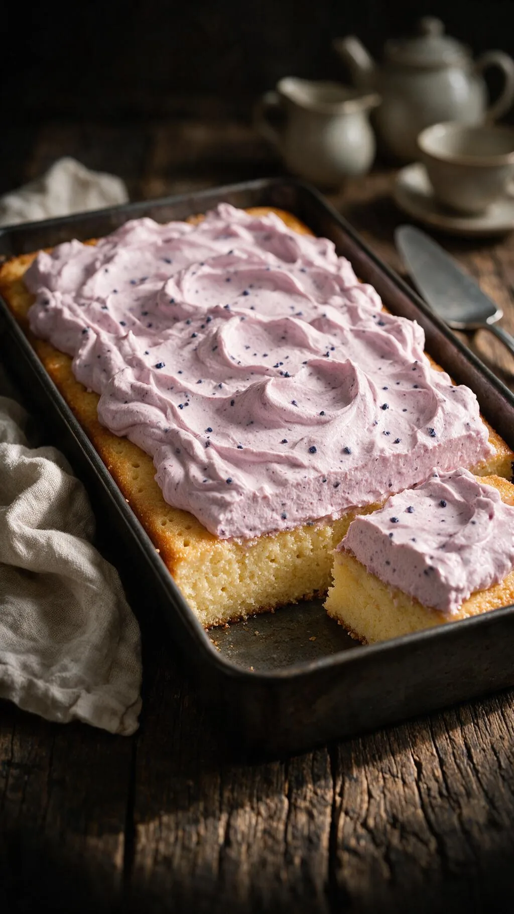 Blaubeer-Lavendelkuchen