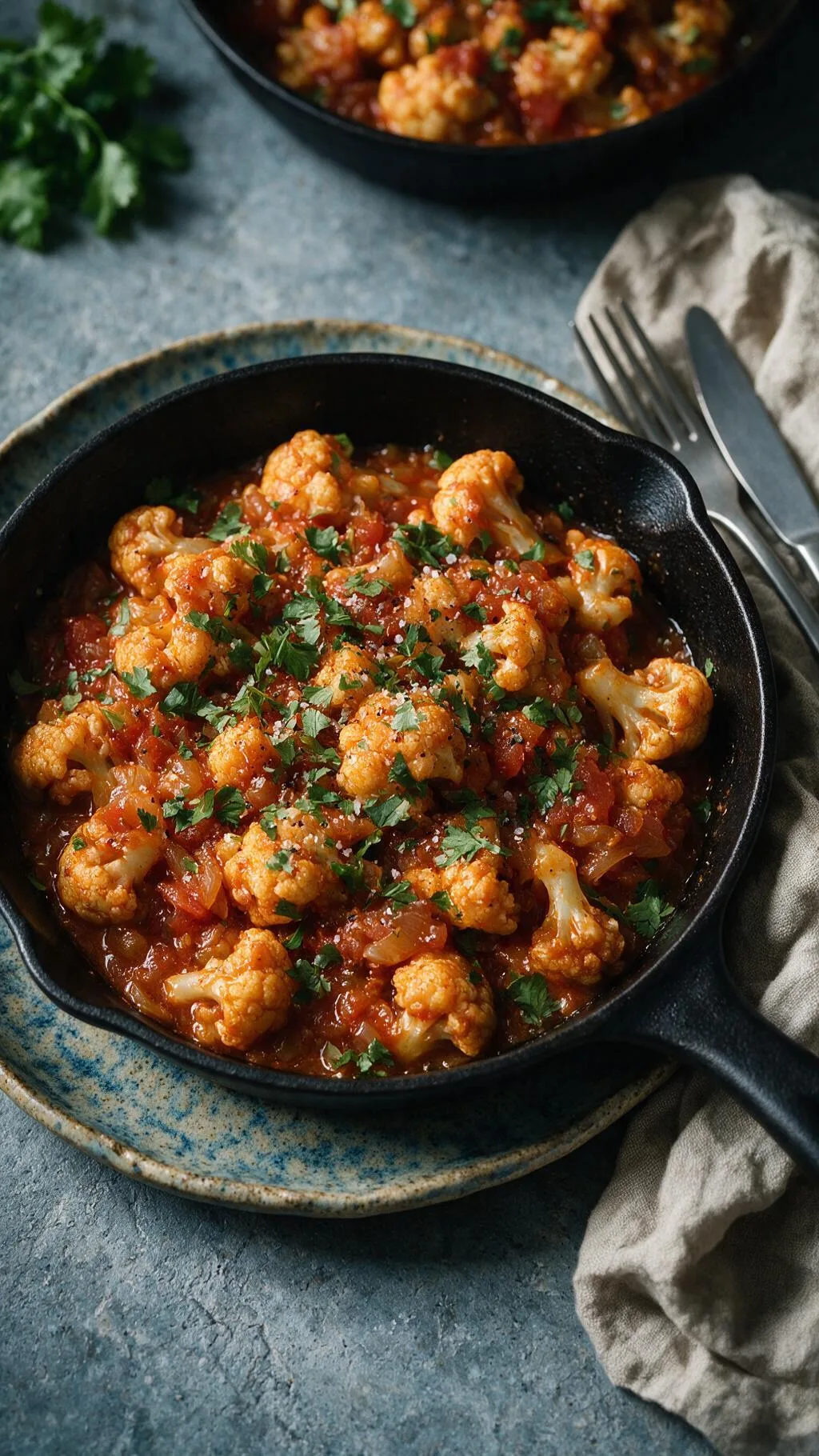 Blumenkohl in Chili-Sauce