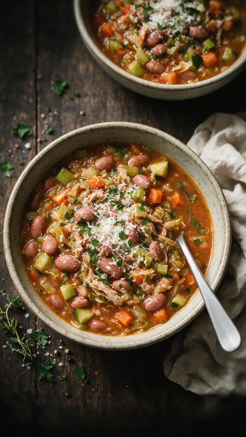 Italienische Bohnensuppe