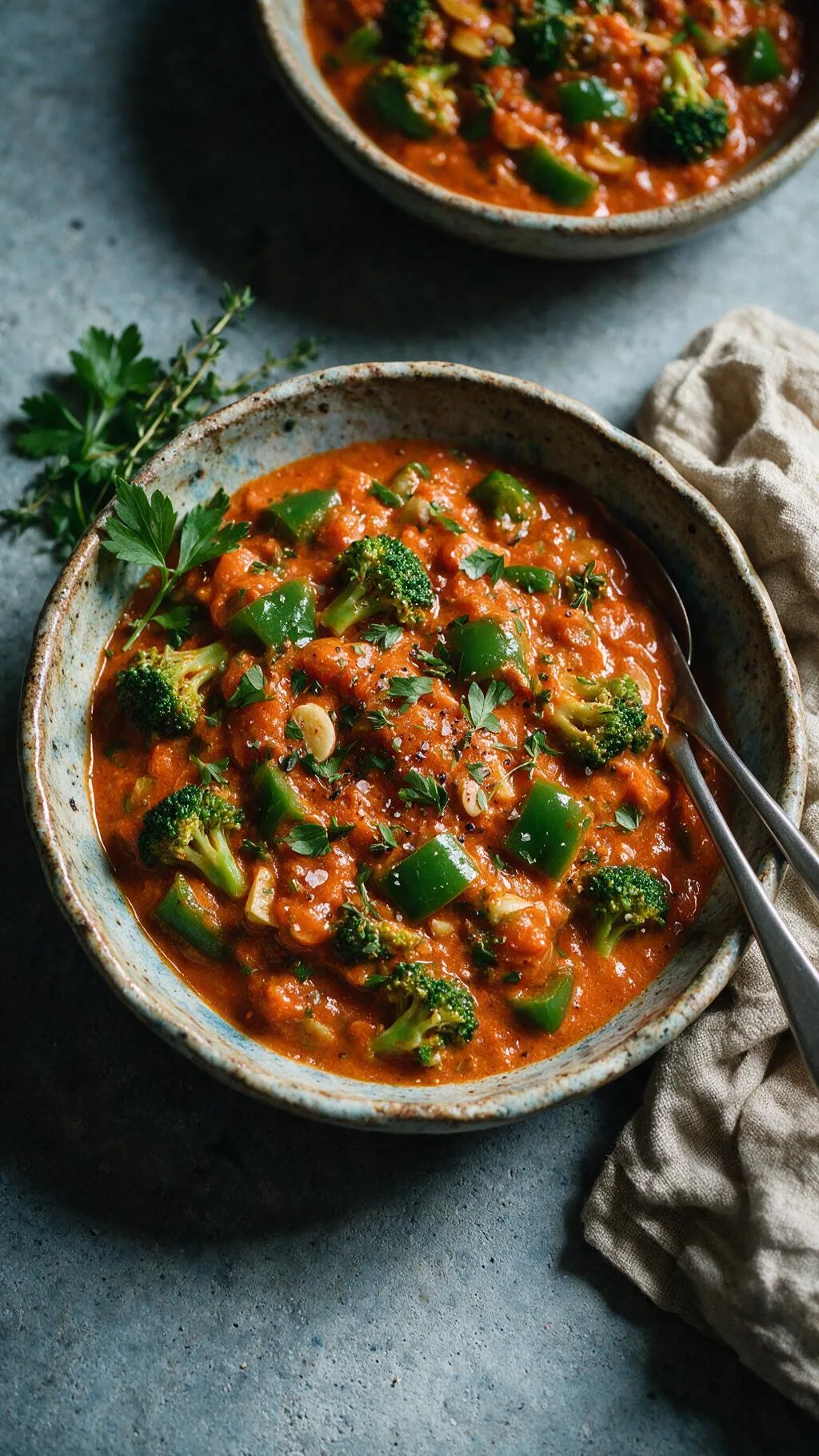 Brokkoli-Paprika-Curry