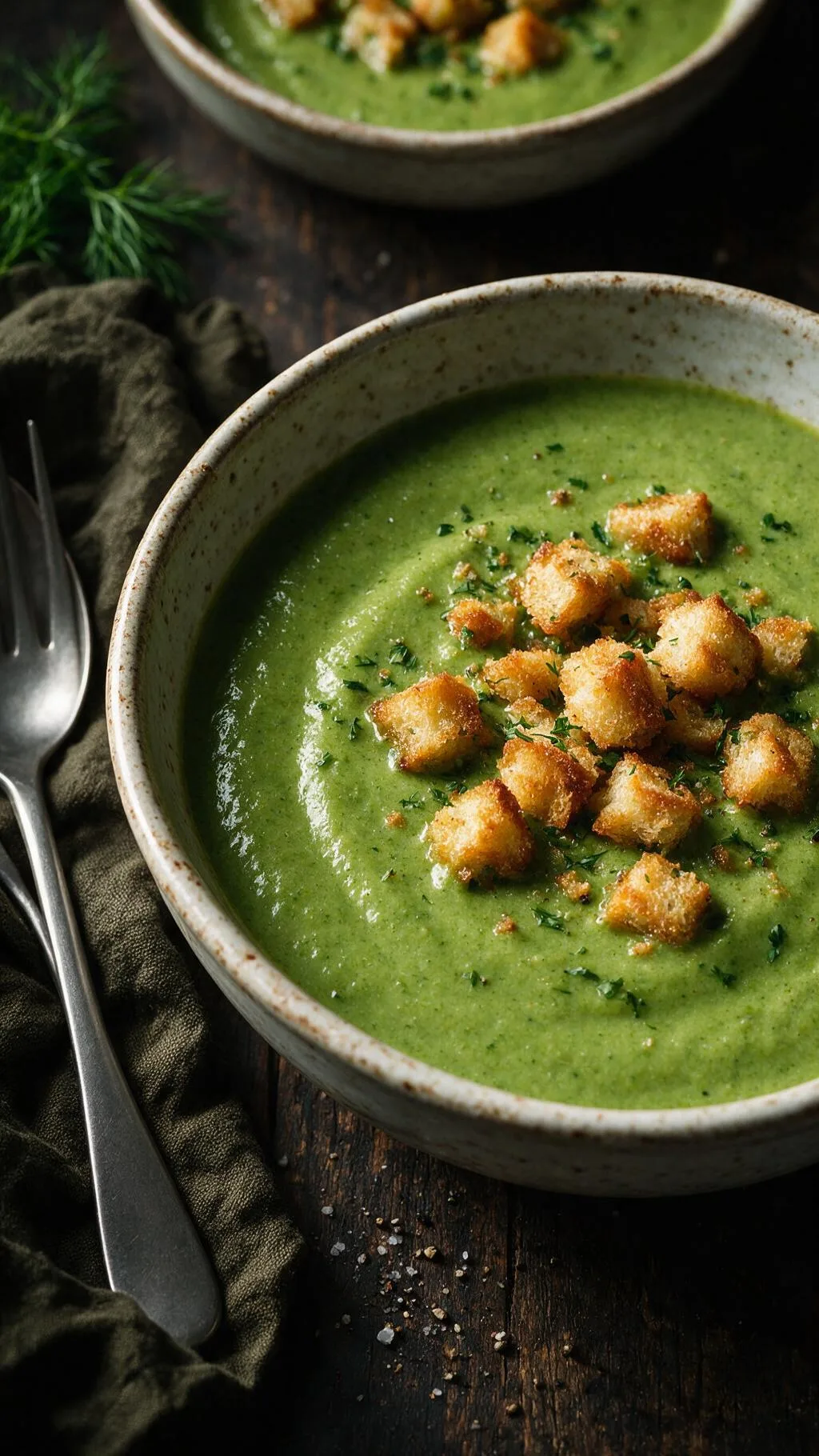 Cremige Brokkoli-Suppe