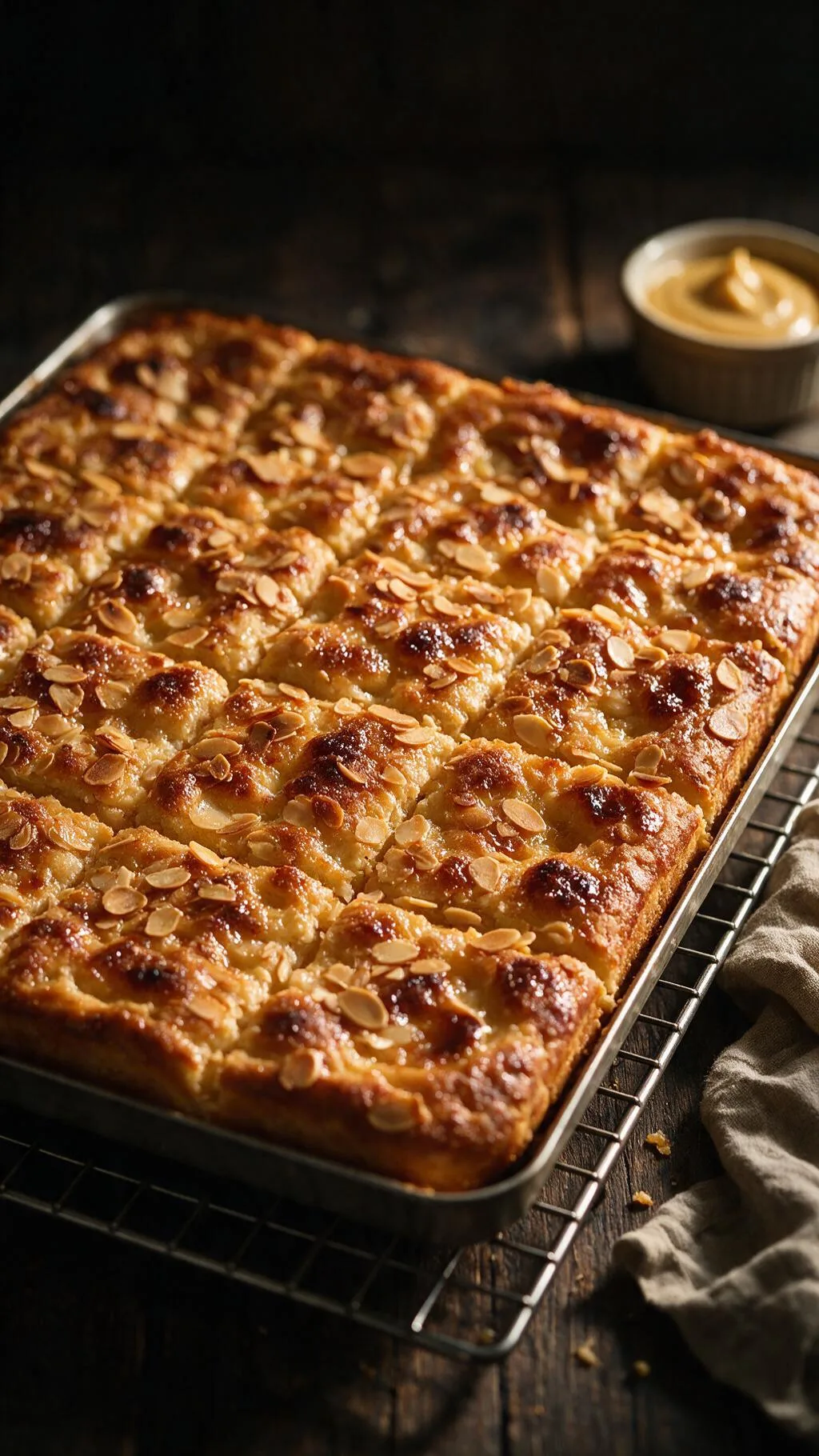 Butterkuchen mit Mandeln