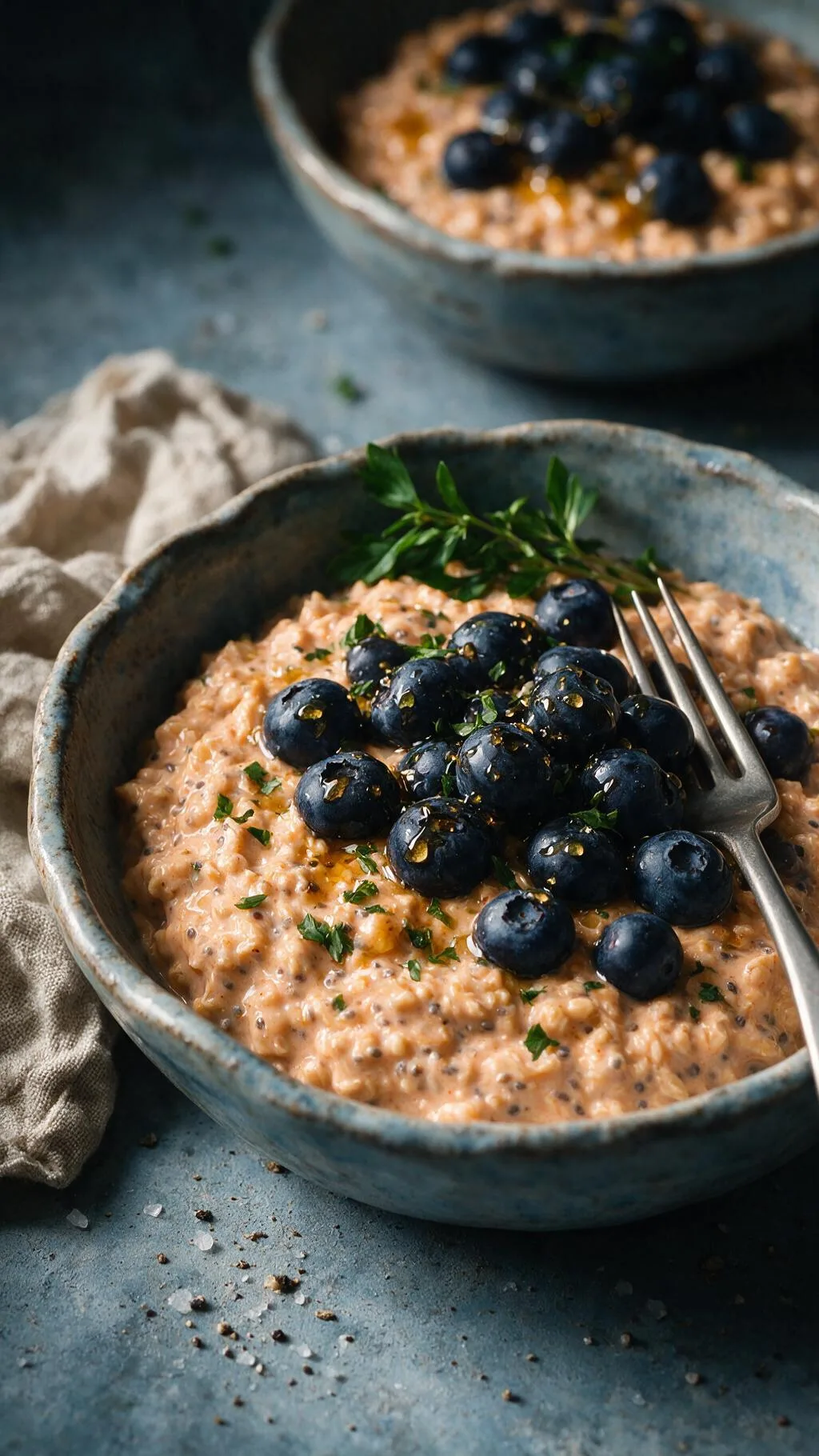 Overnight Oats mit Cantaloupe