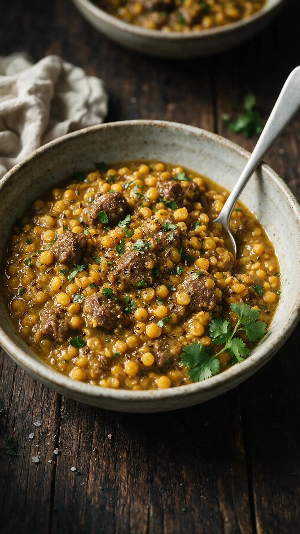 Chana-Dal mit Lamm