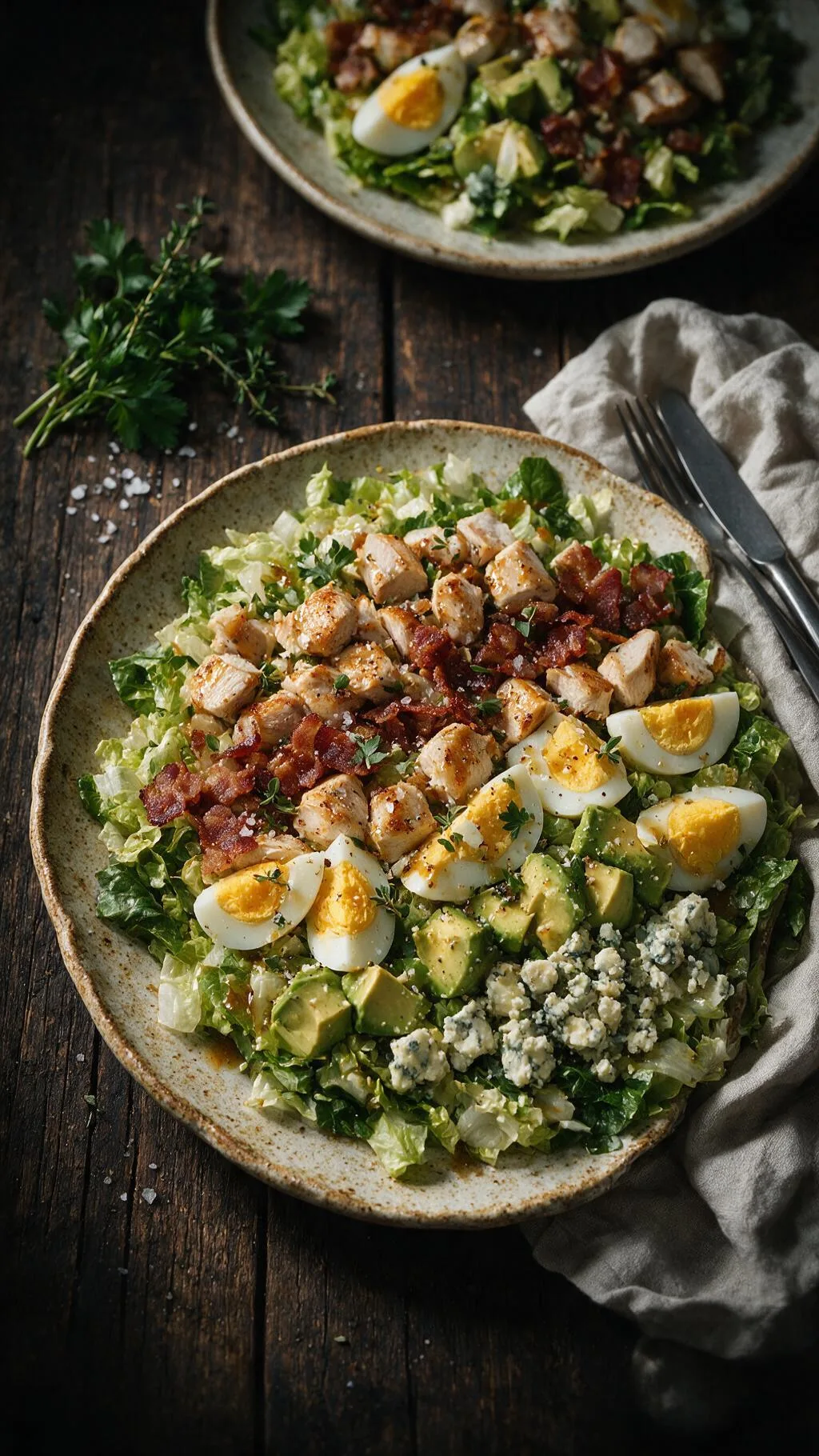 Cobb-Salat mit Hähnchen
