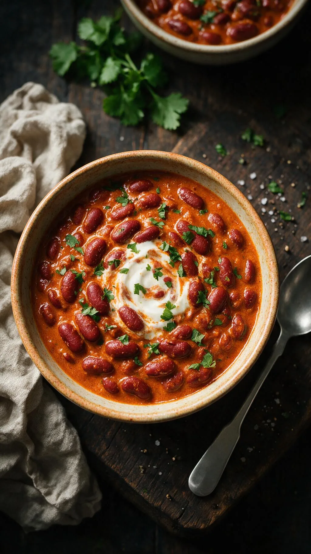 Cremiges Rajmah-Curry