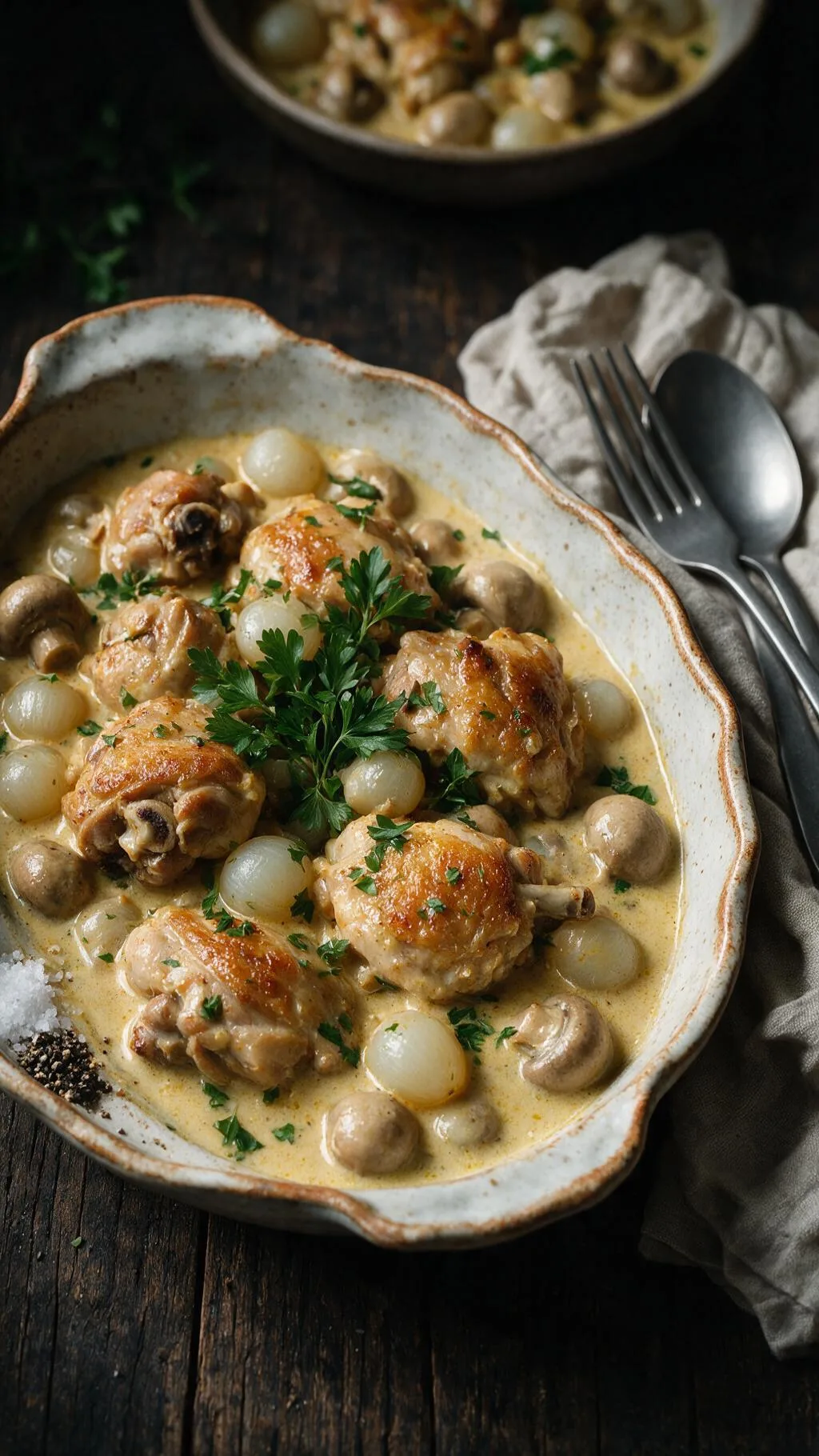 Hähnchen-Curry-Frikassee