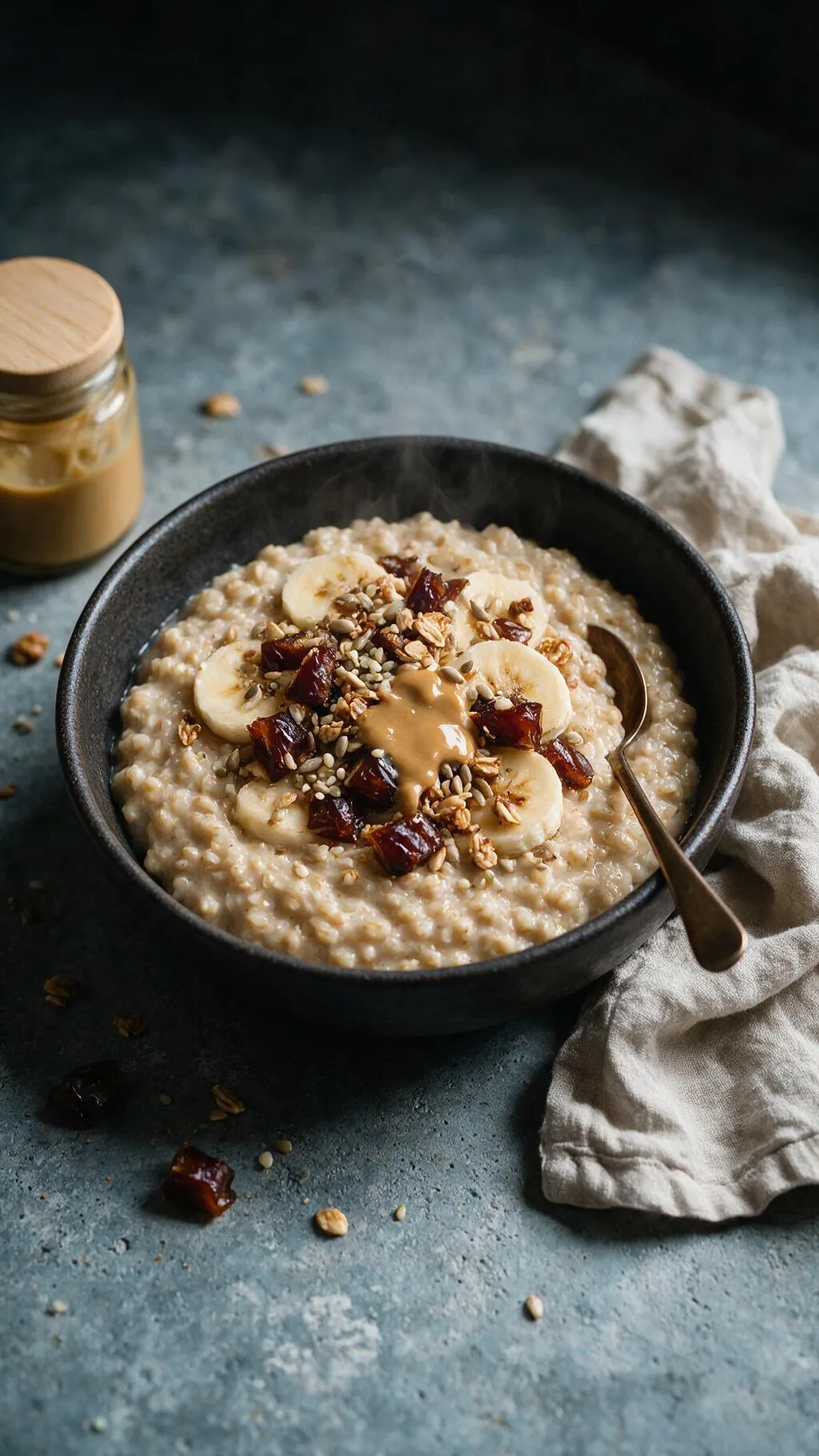 Dattel-Bananen-Porridge