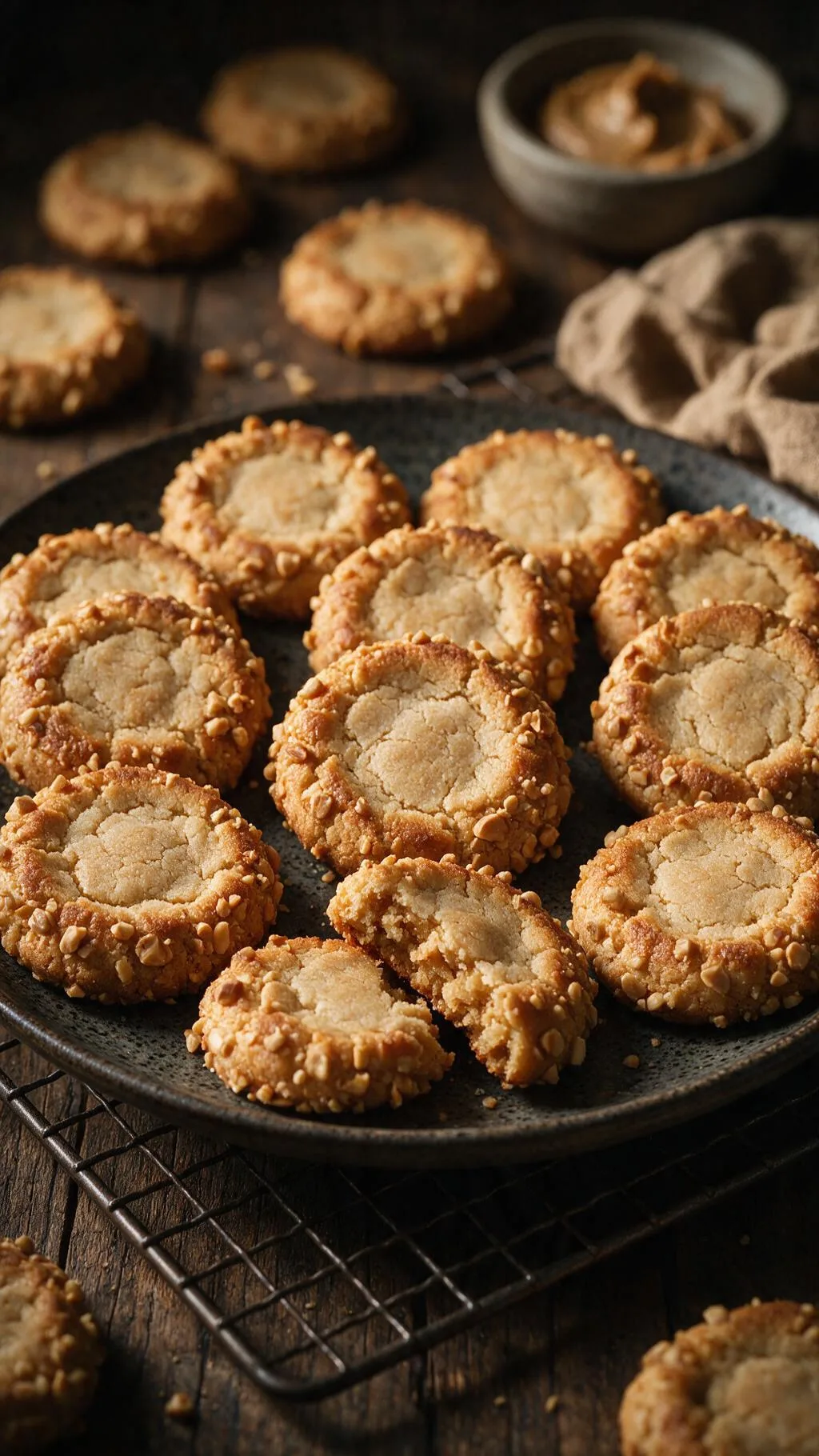 Erdnussbutter-Cookies
