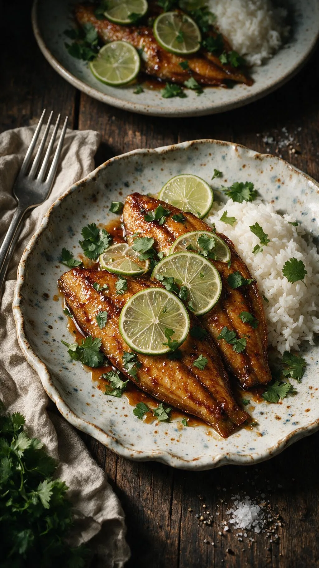 Fisch in Fischsauce-Karamell