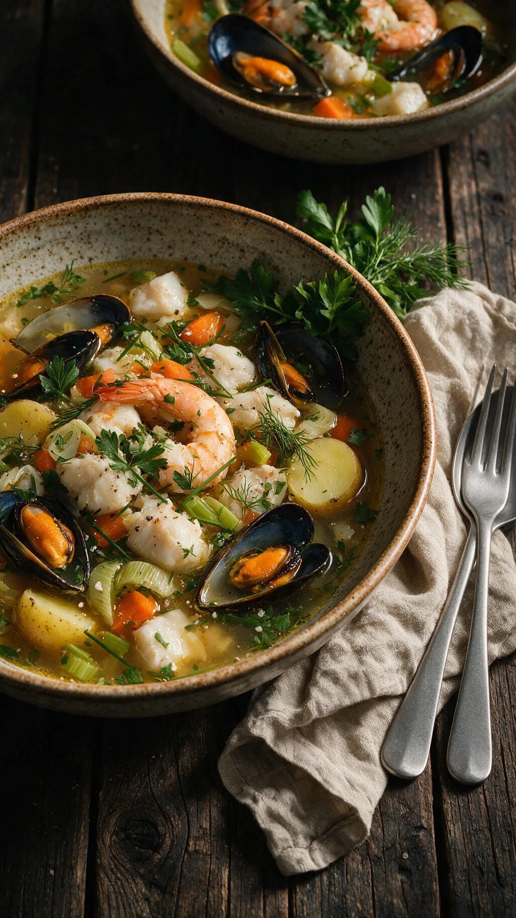 Nordsee-Fischsuppe