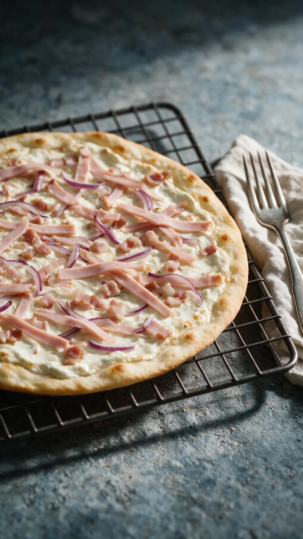 Flammkuchen aus dem Airfryer