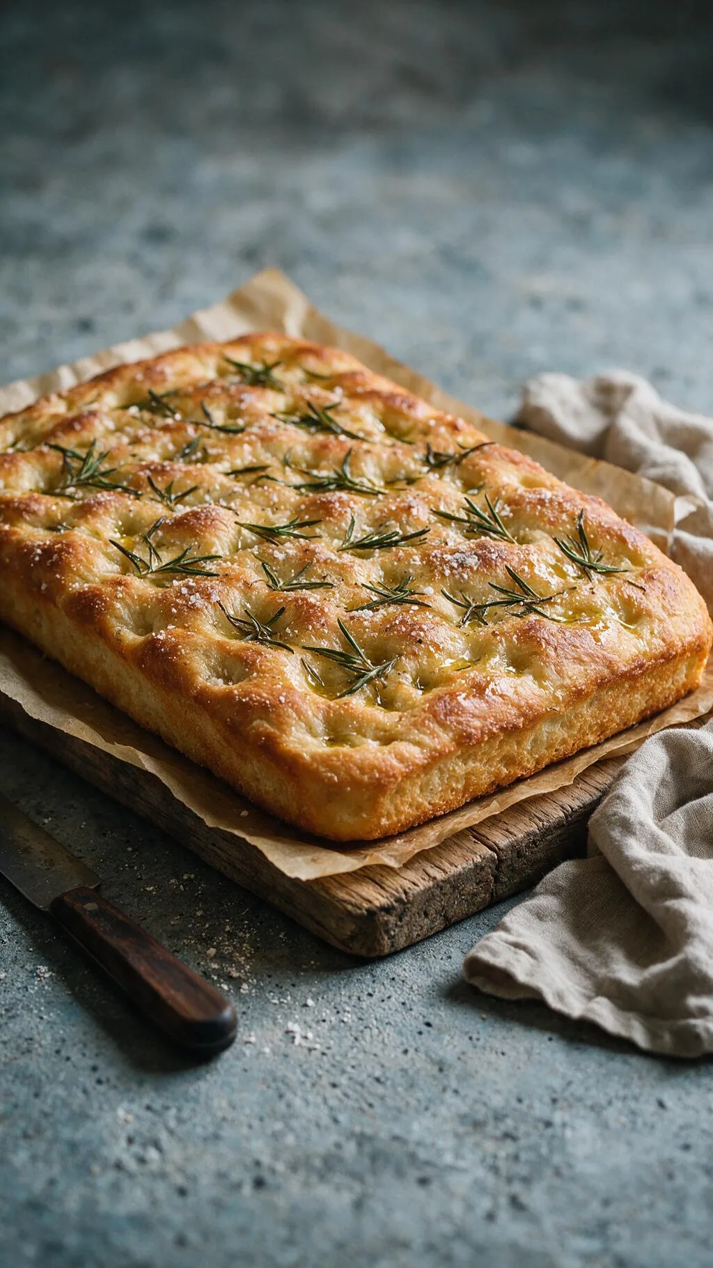 Focaccia mit Rosmarin