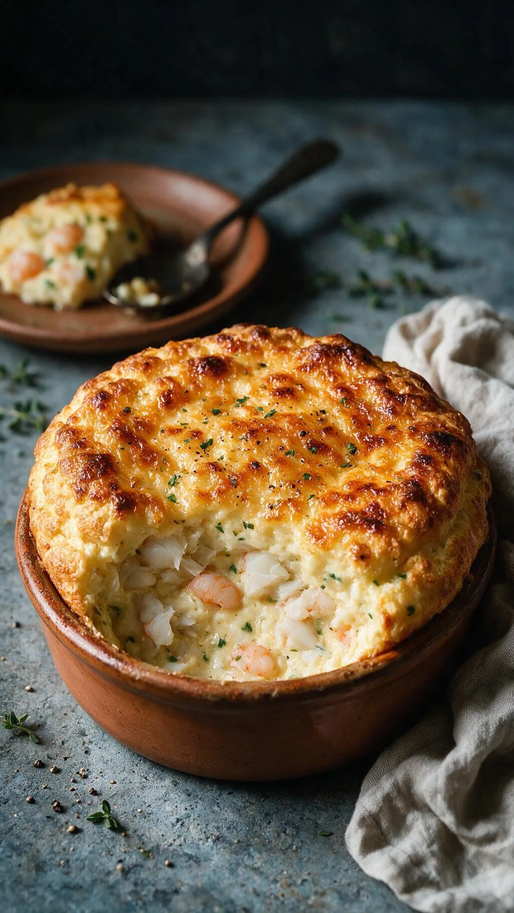 Garnelen-Soufflé