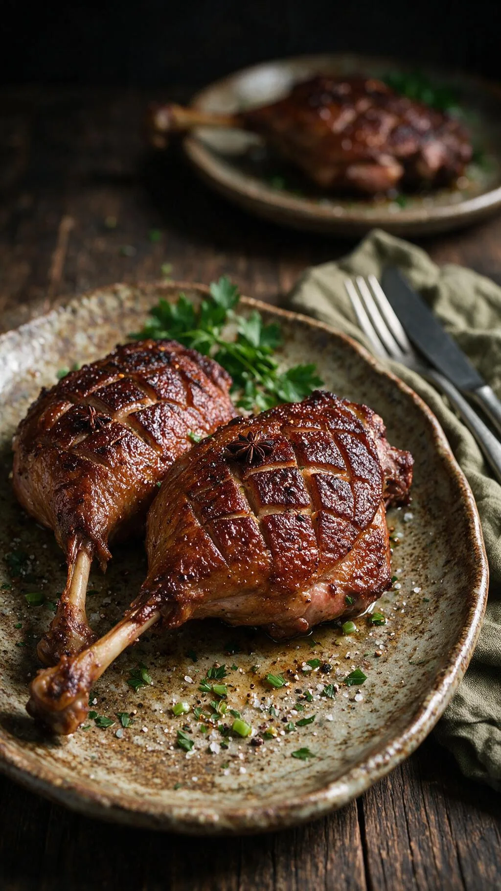 Knusprige Sichuan-Ente