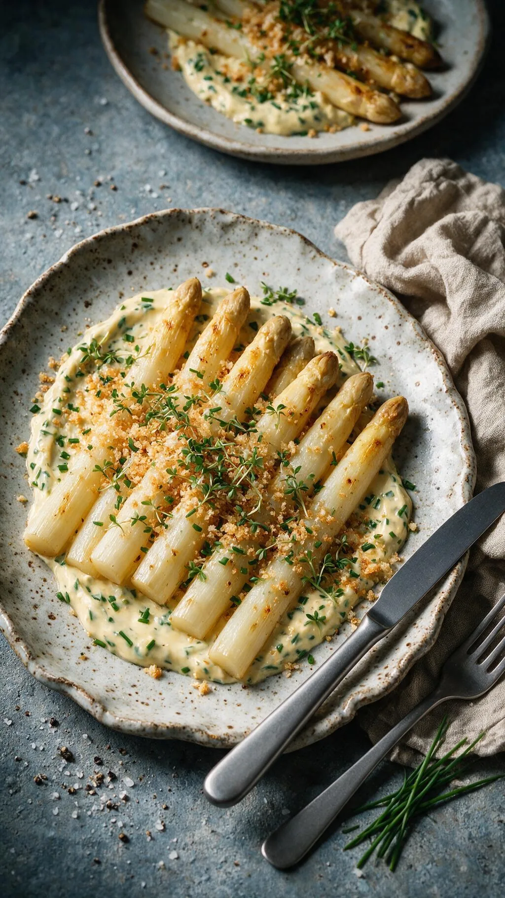Spargel mit Schnittlauch-Mayo