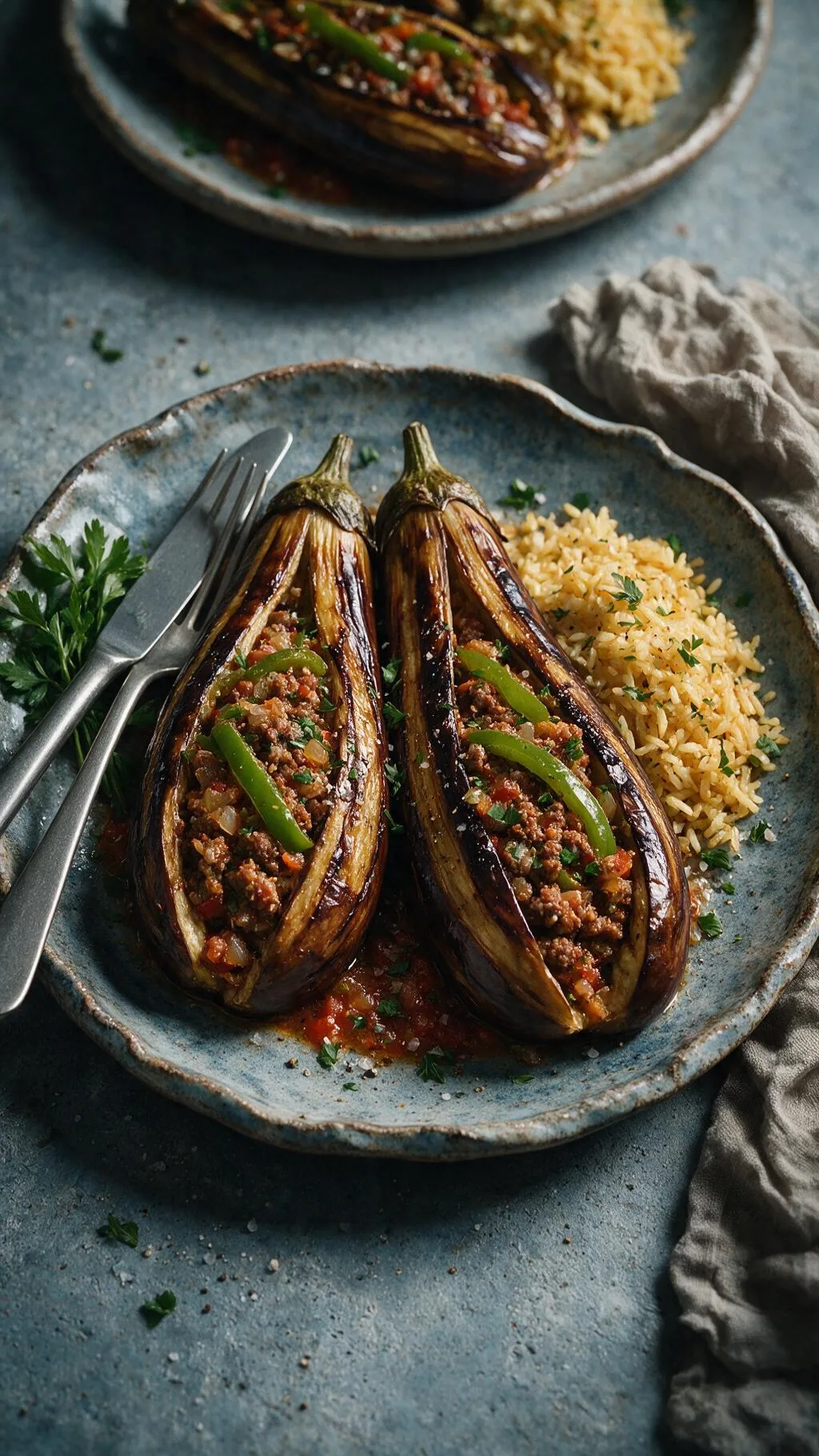 Karnıyarık mit Lammhack