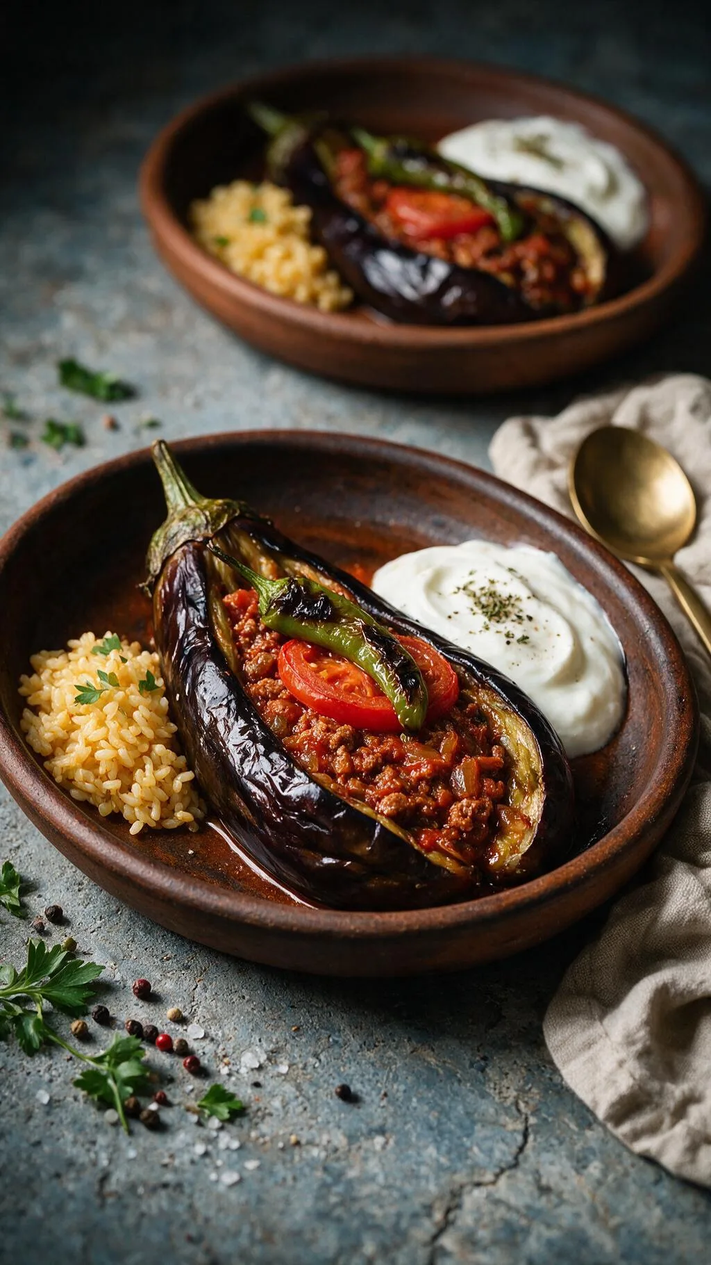 Karnıyarık mit Rindfleisch