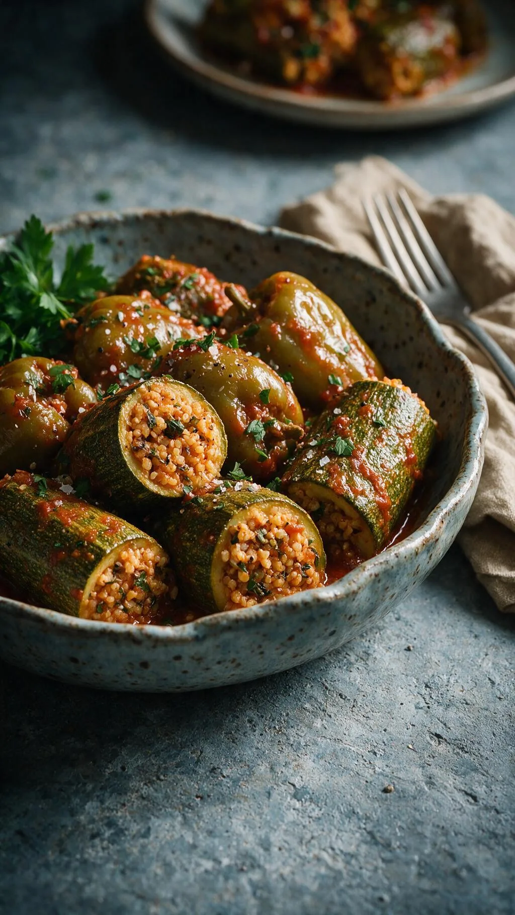Bulgur-Dolma mit Granatapfel