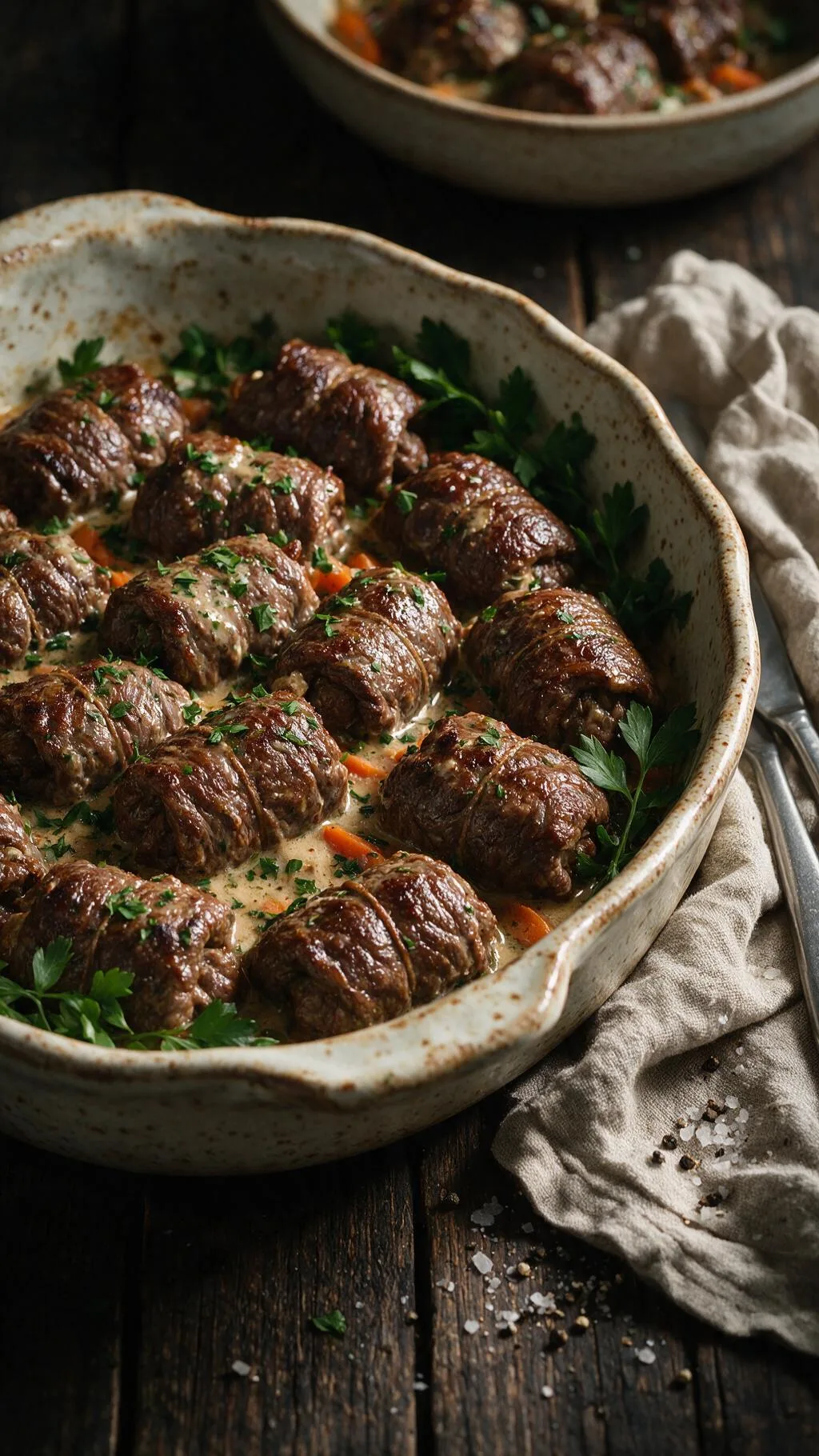 Gefüllte Rindsrouladen