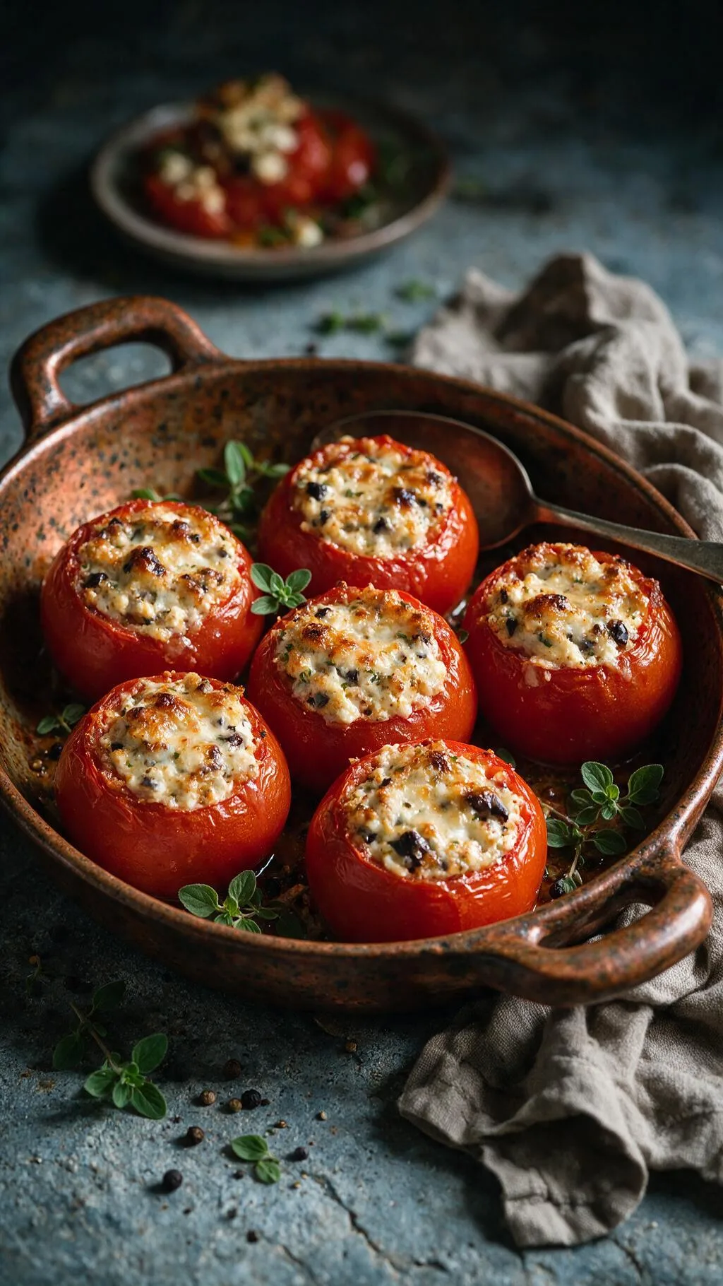 Gefüllte Tomaten mit Ziegenkäse