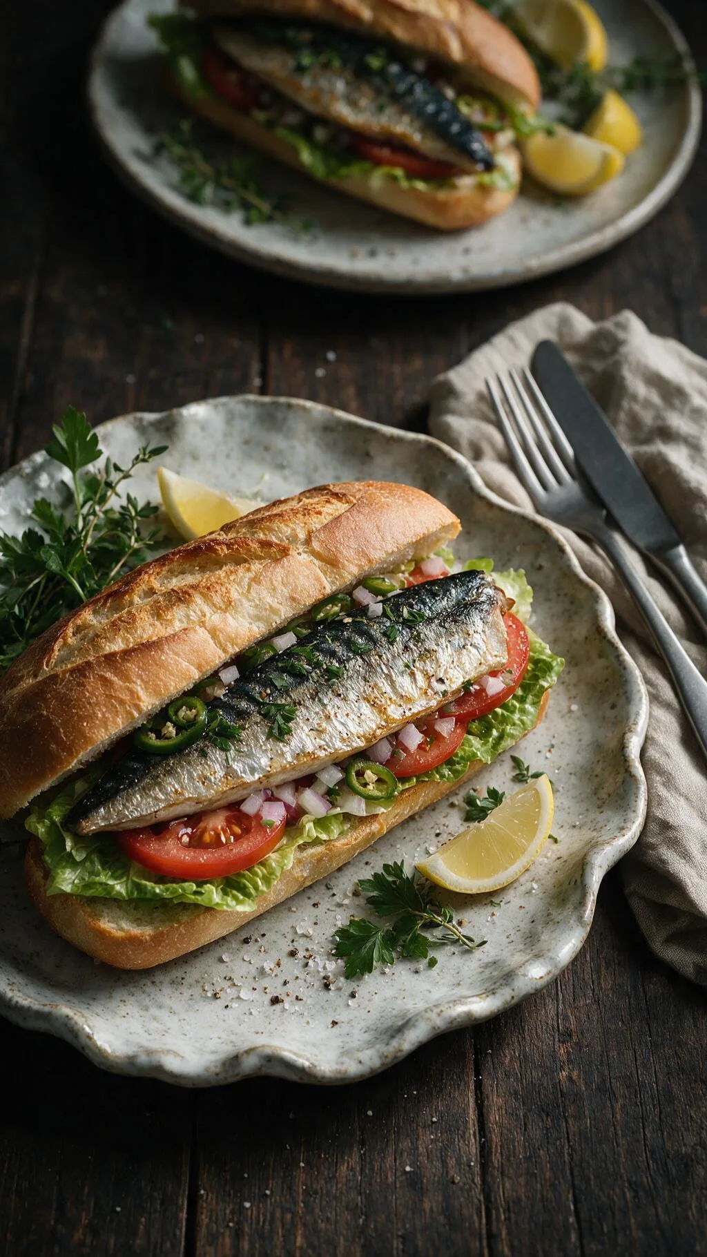 Makrelen-Sandwich
