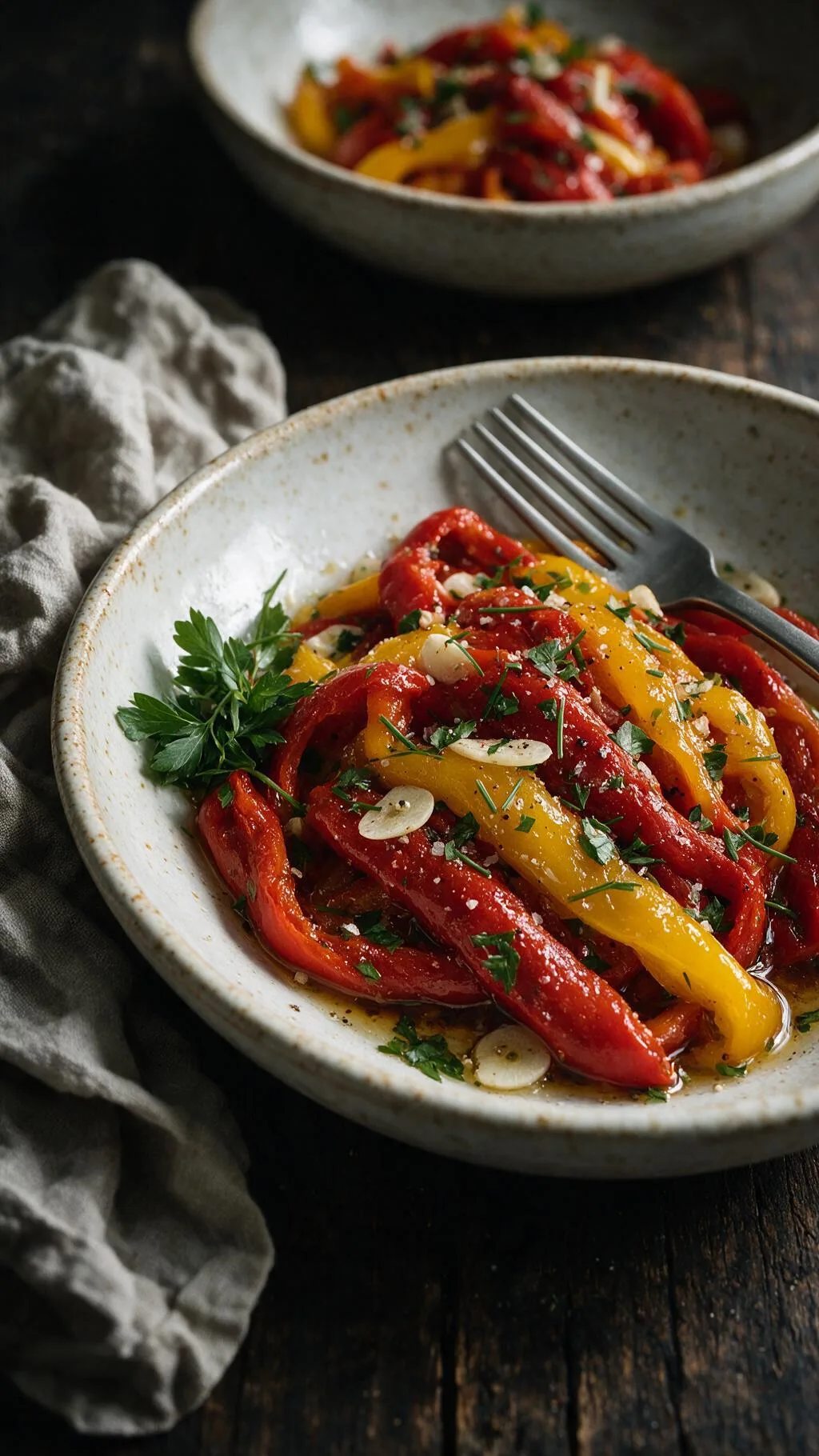 Geröstete Paprika