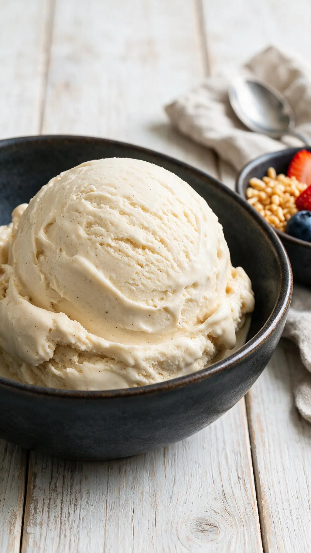 Geröstete Reis-Eiscreme