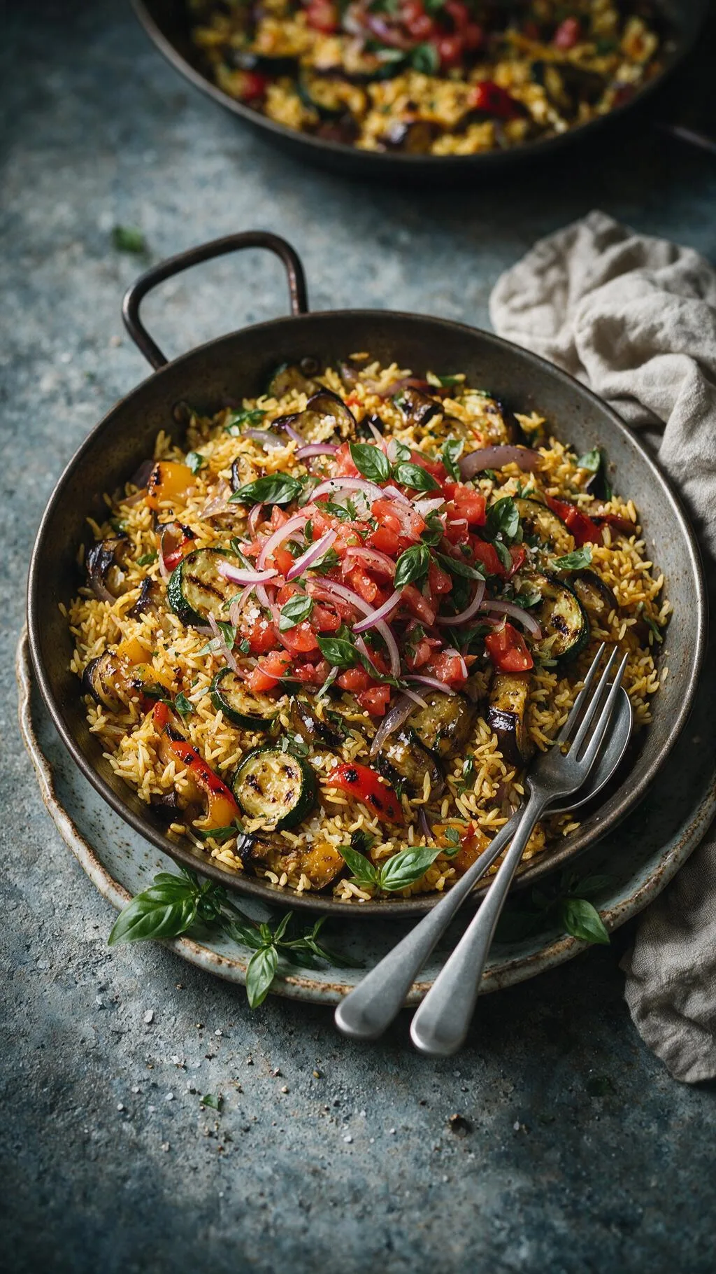 Grillgemüse-Paella