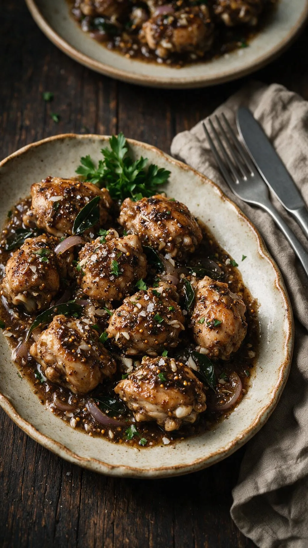 Hähnchen in Pfeffersauce