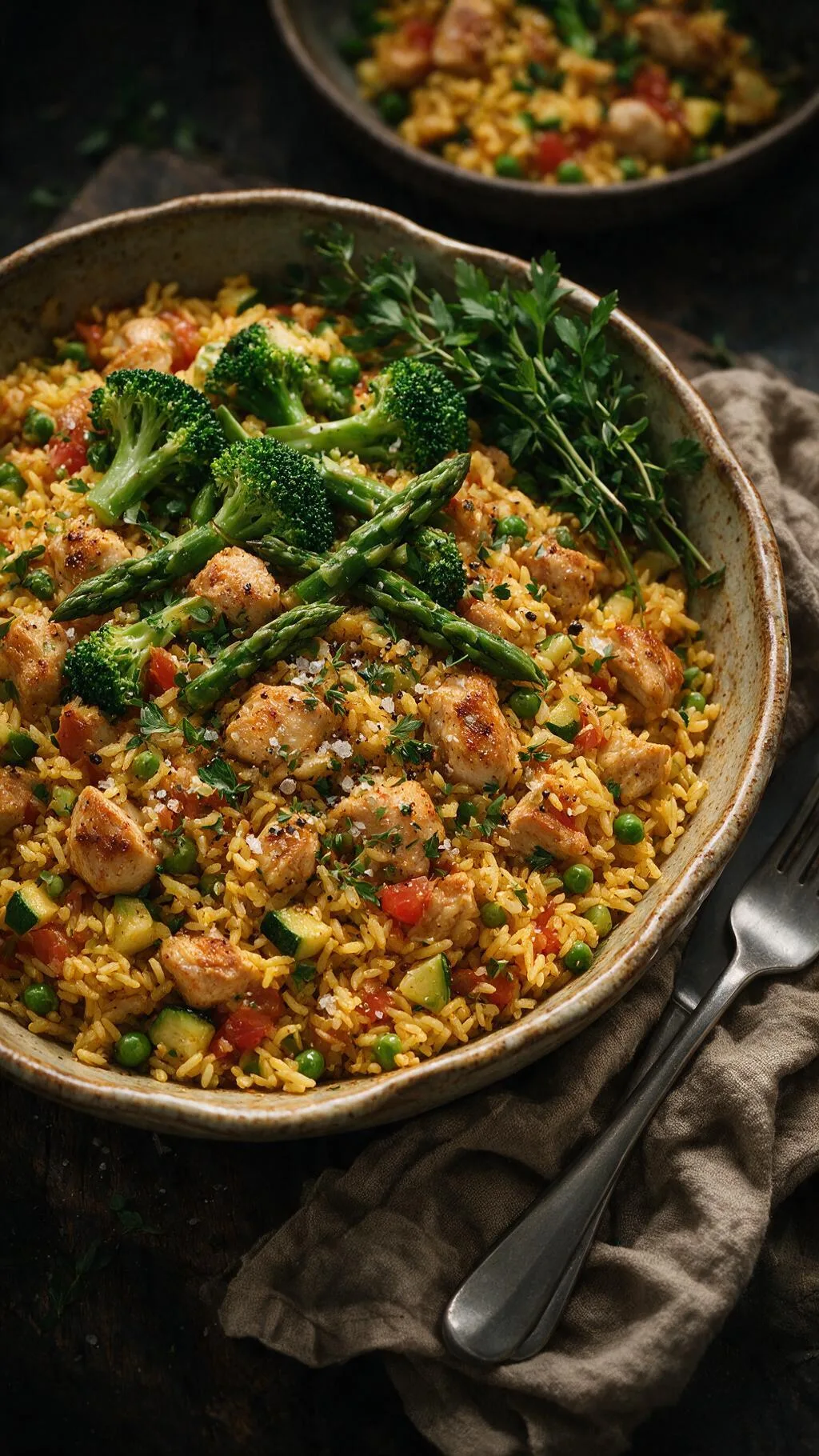 Hähnchen-Paella