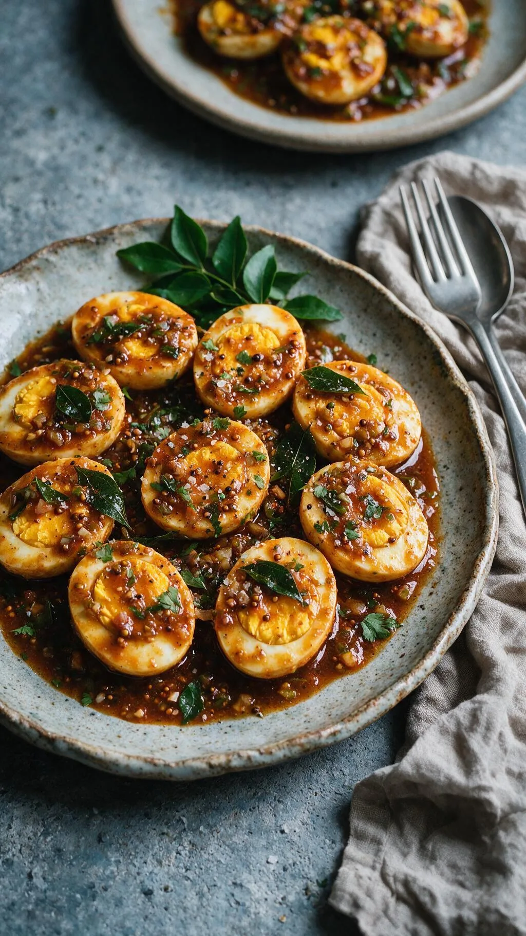 Südindisches Ei-Curry mit Tamarinde