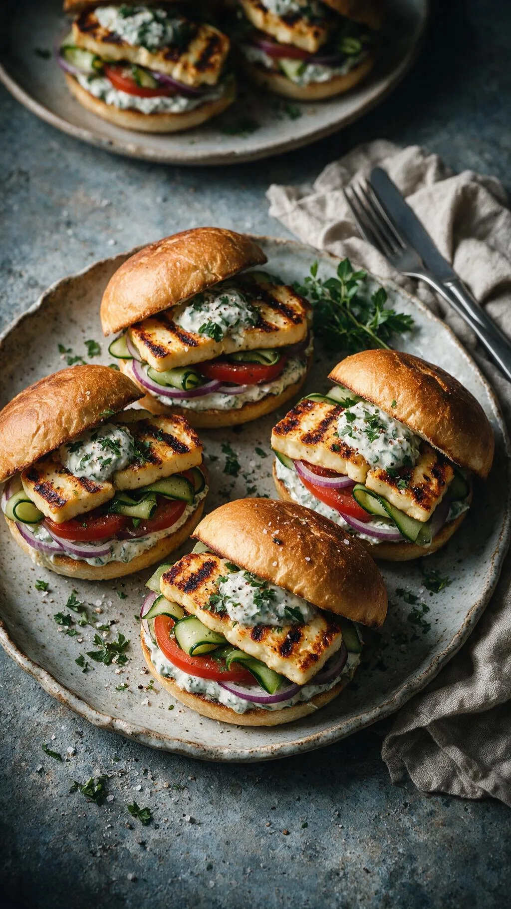 Halloumi-Burger