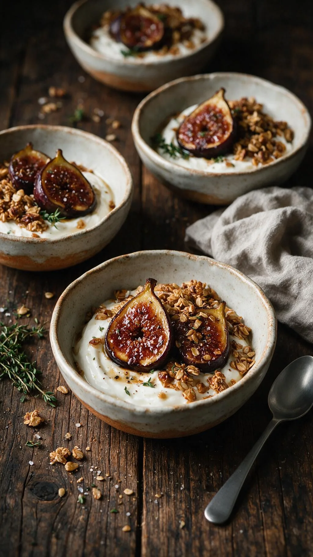 Herzhafte Feigen-Bowl mit Granola