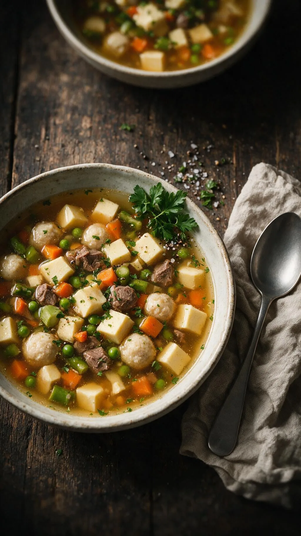 Hochzeitssuppe mit Eierstich