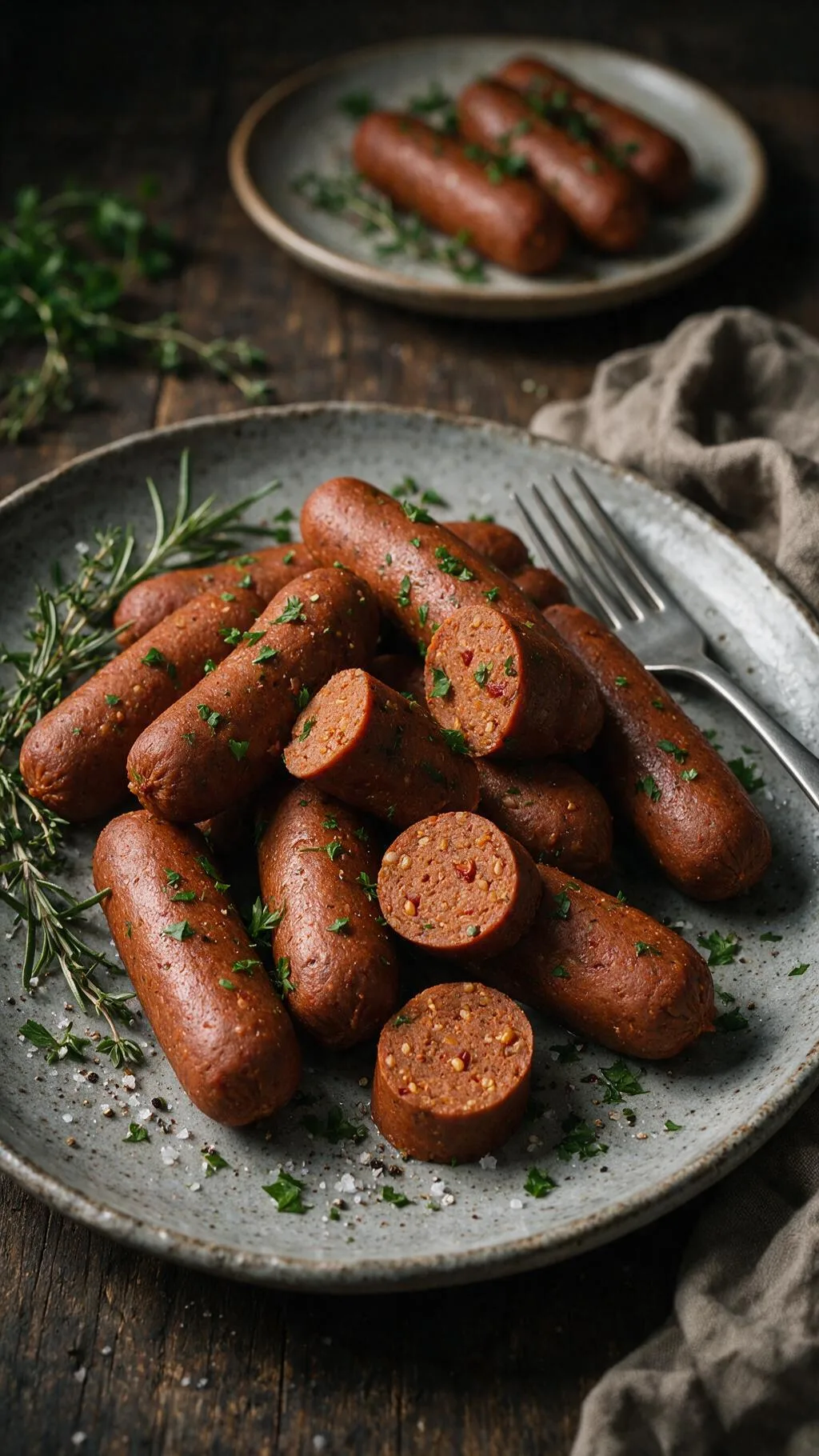 Italienische Seitan-Würstchen