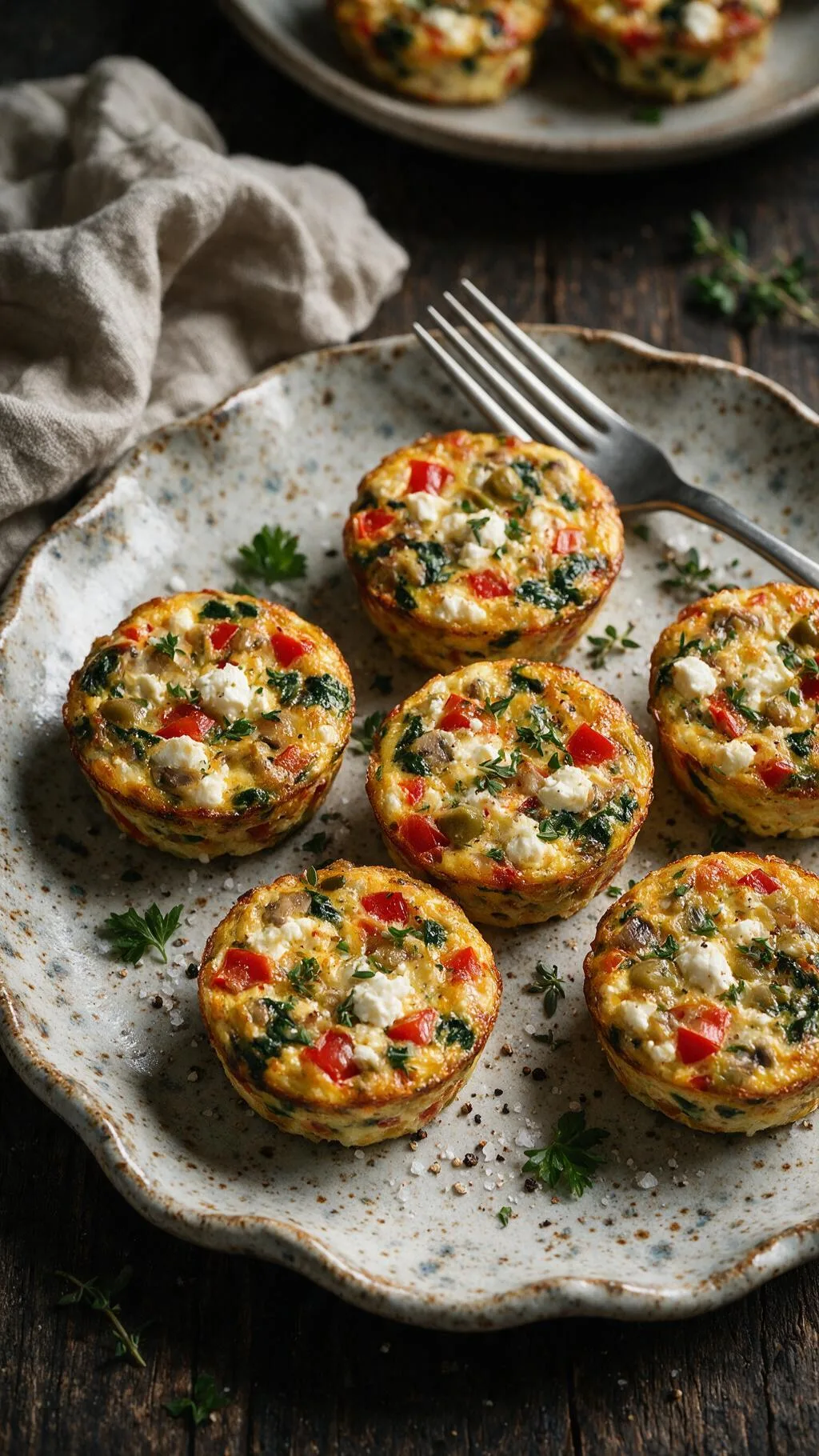 Käse-Gemüse-Frittata-Häppchen