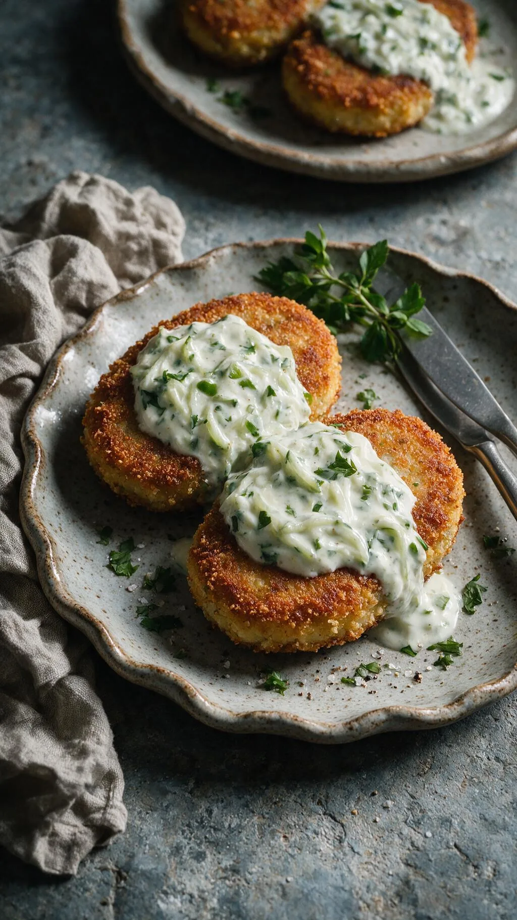 Kartoffel-Paneer-Kebabs