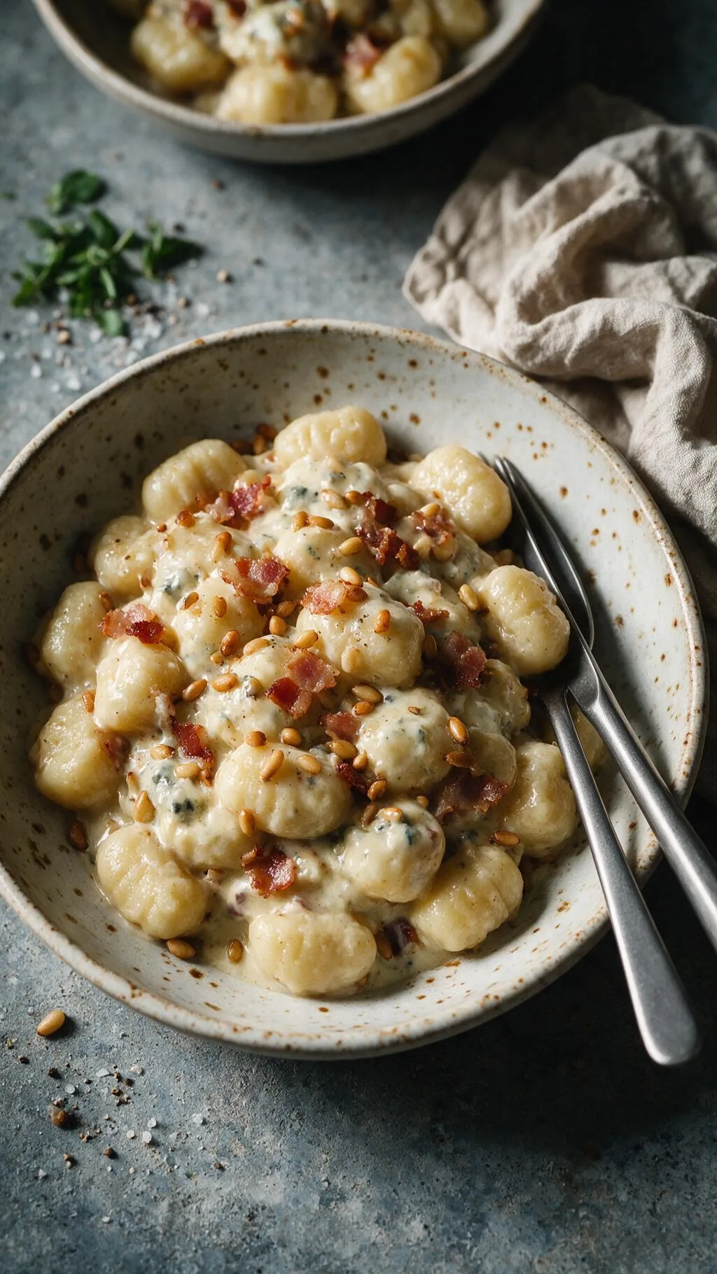 Kartoffelgnocchi mit Gorgonzola