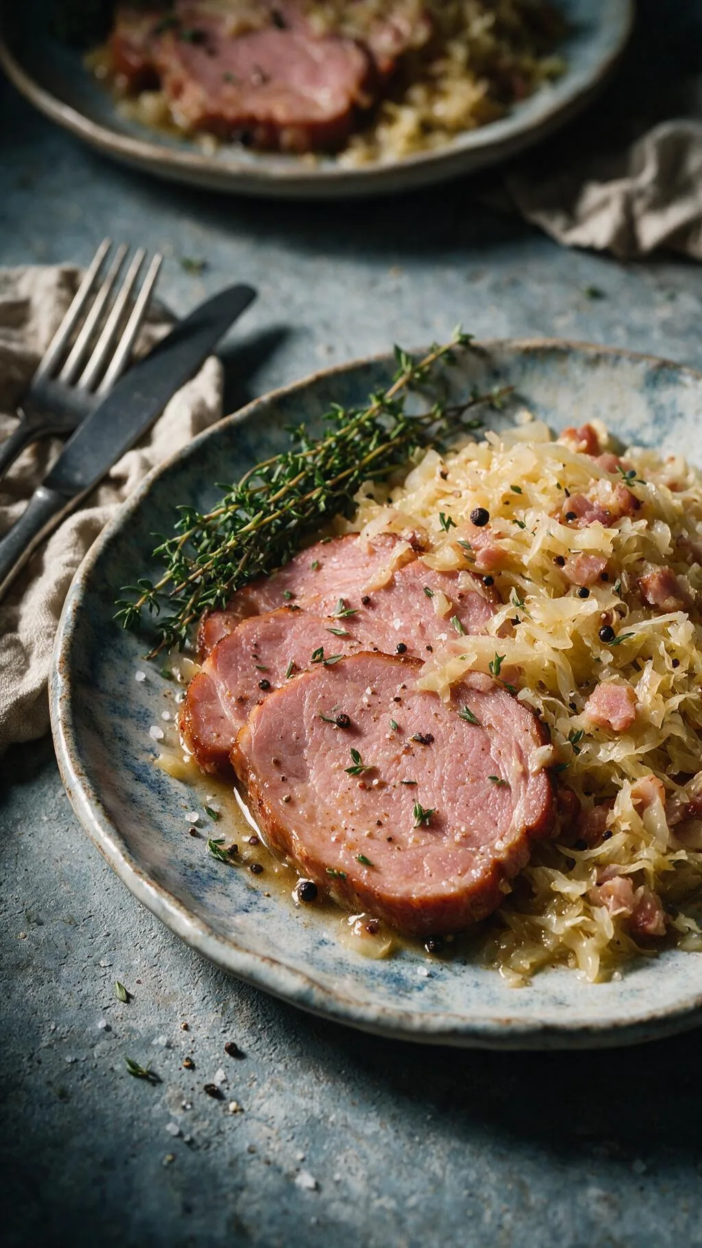 Kasseler mit Sauerkraut