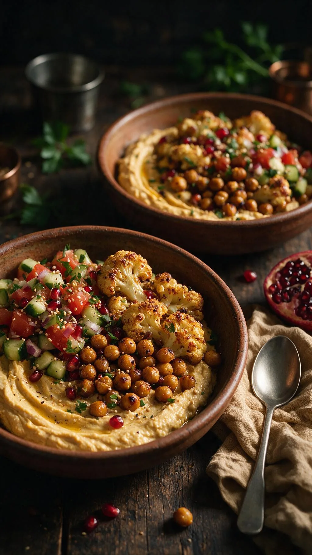 Kichererbsen-Blumenkohl-Bowl