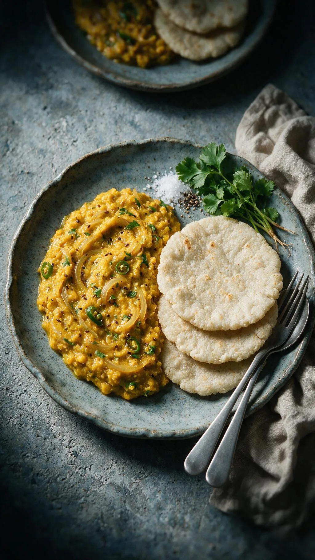 Kichererbsenmehl-Curry