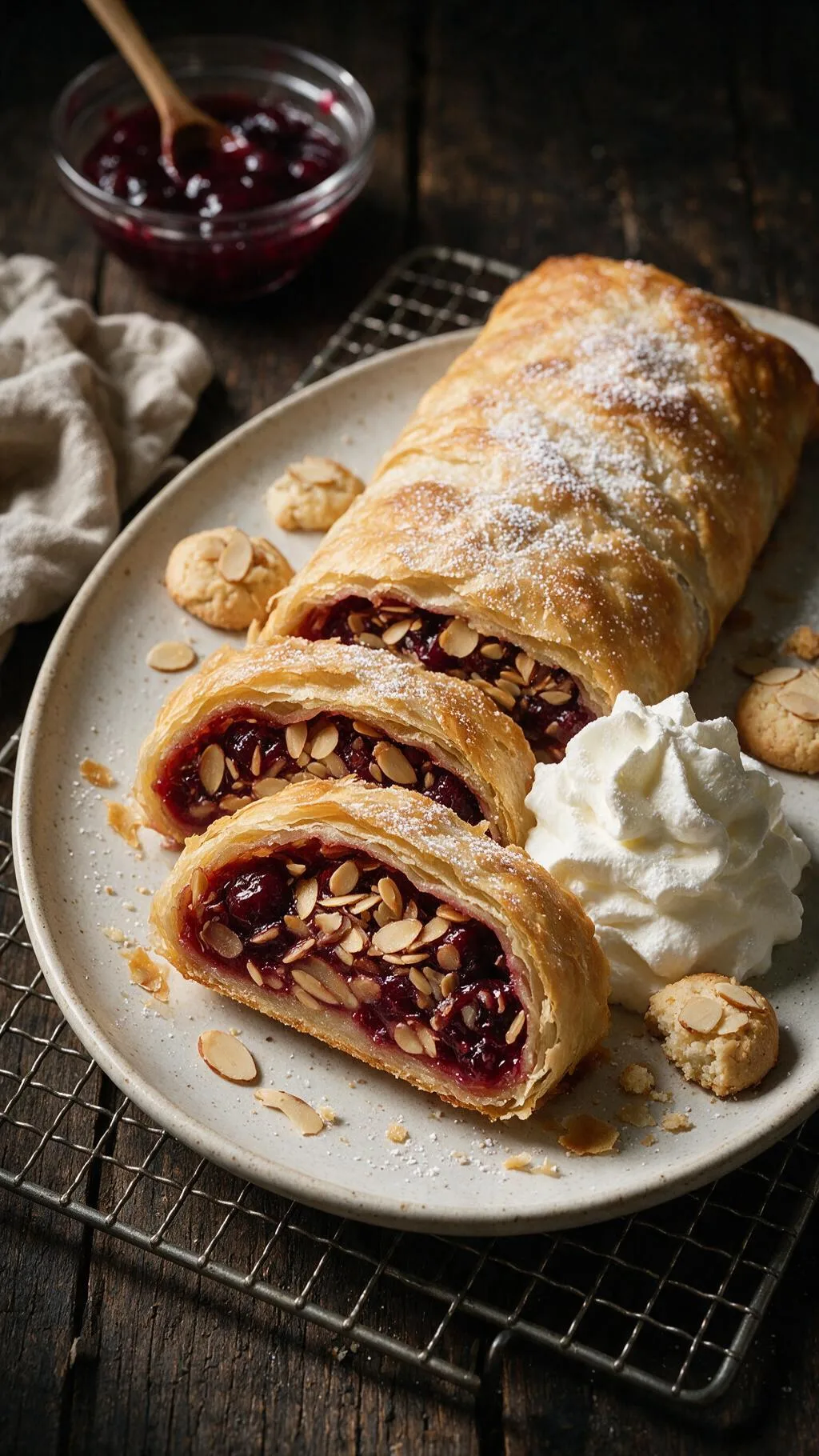 Kirsch-Mandel-Strudel