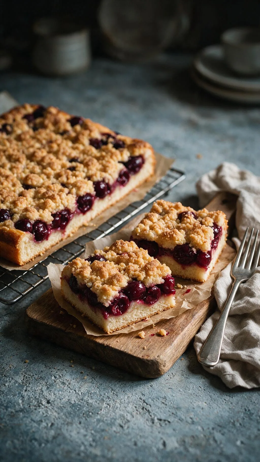 Kirschstreuselkuchen